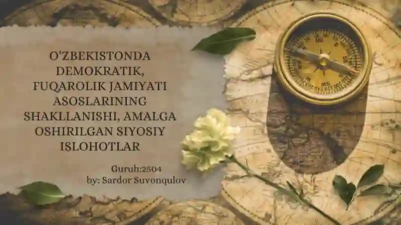 Prezentatsiya uchun tayyor shablon