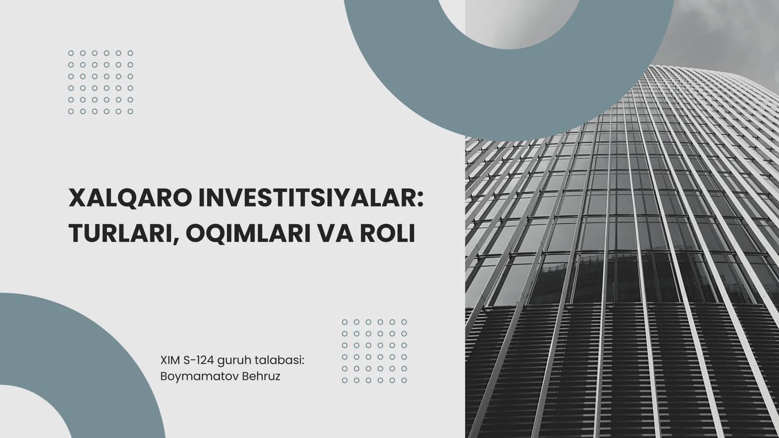 Xalqaro Investitsiyalar: Turlari, Oqimlari va Roli