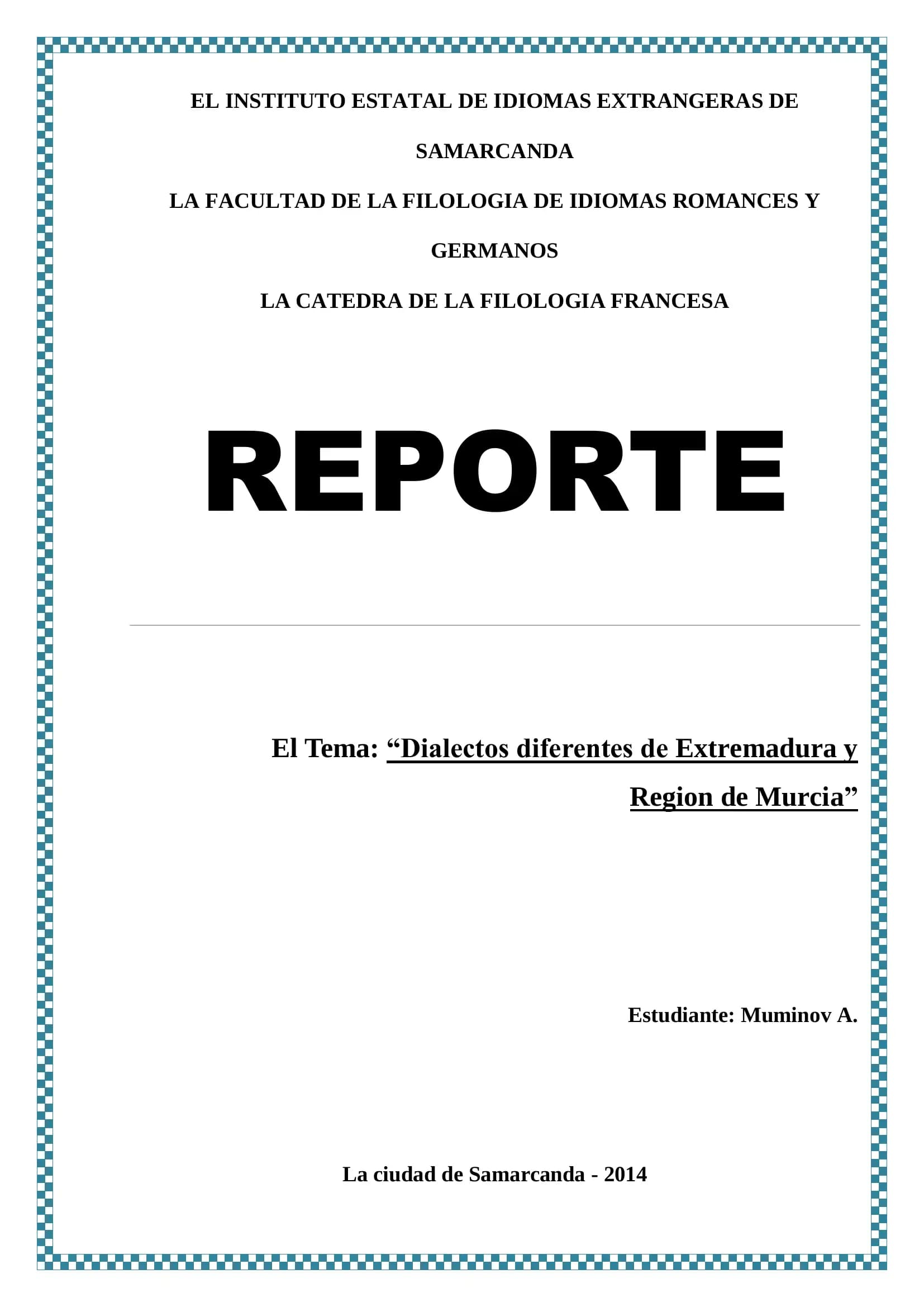 La Facultad de la Filologia de Idiomas Romances y Germanos