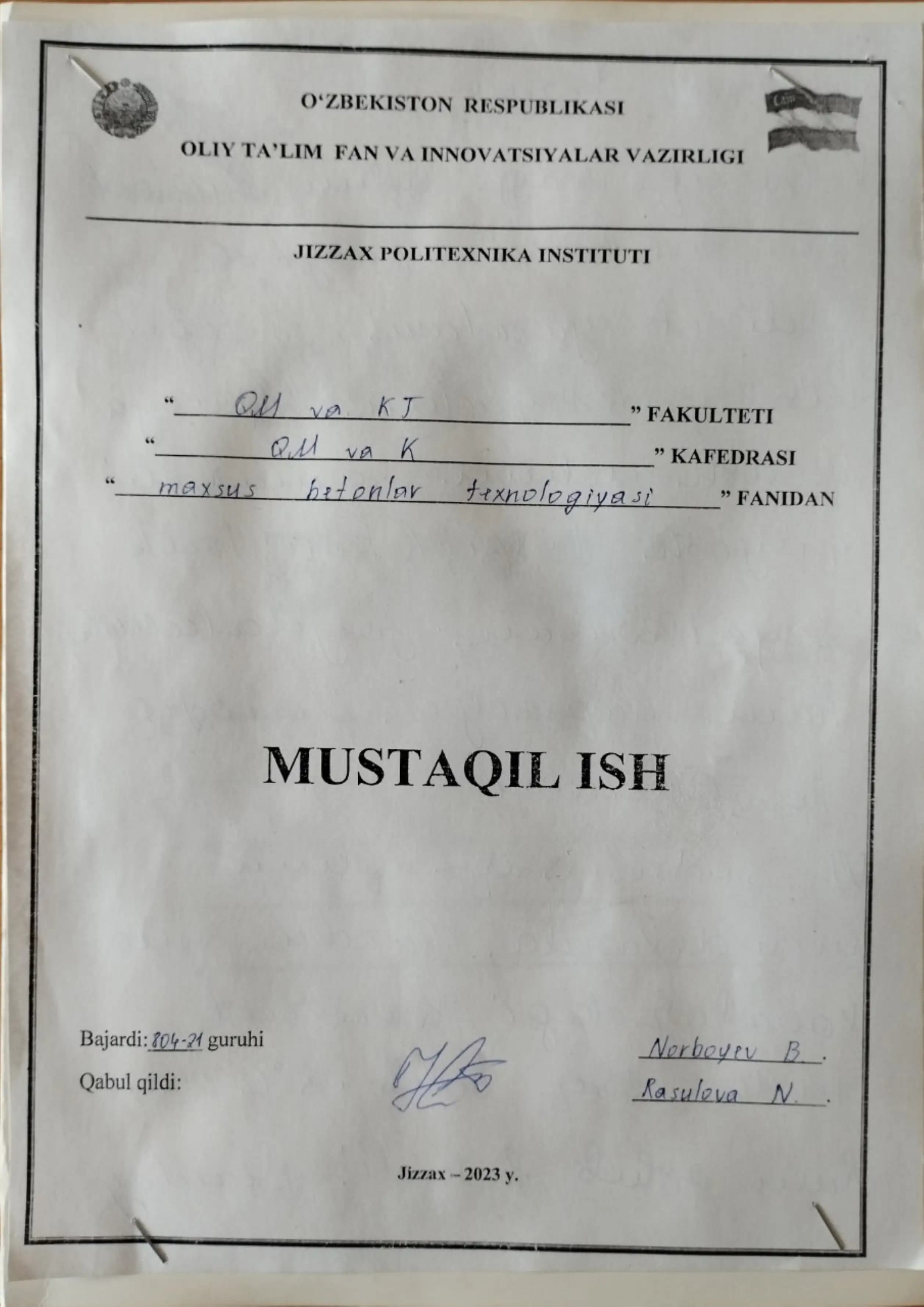 Suyuq shisha asosidagi issiqqa bardoshli beton