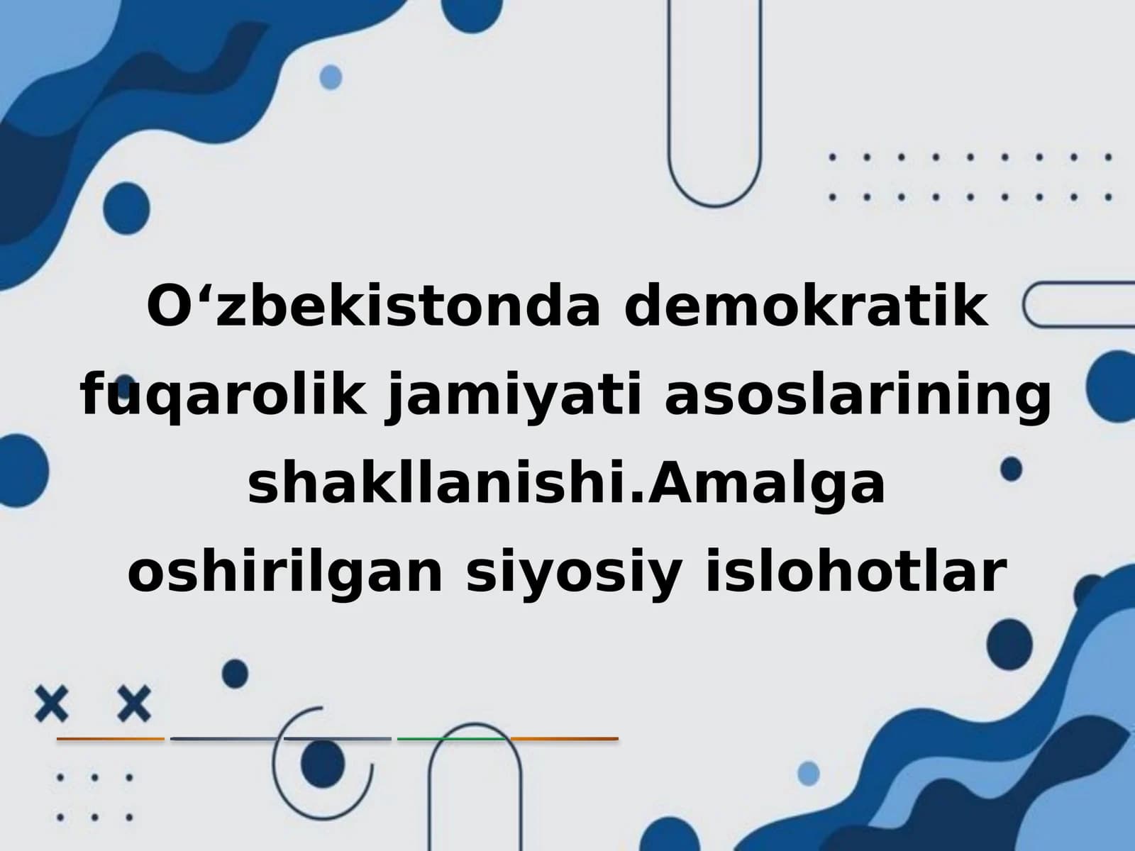 Siyosiy islohotlar