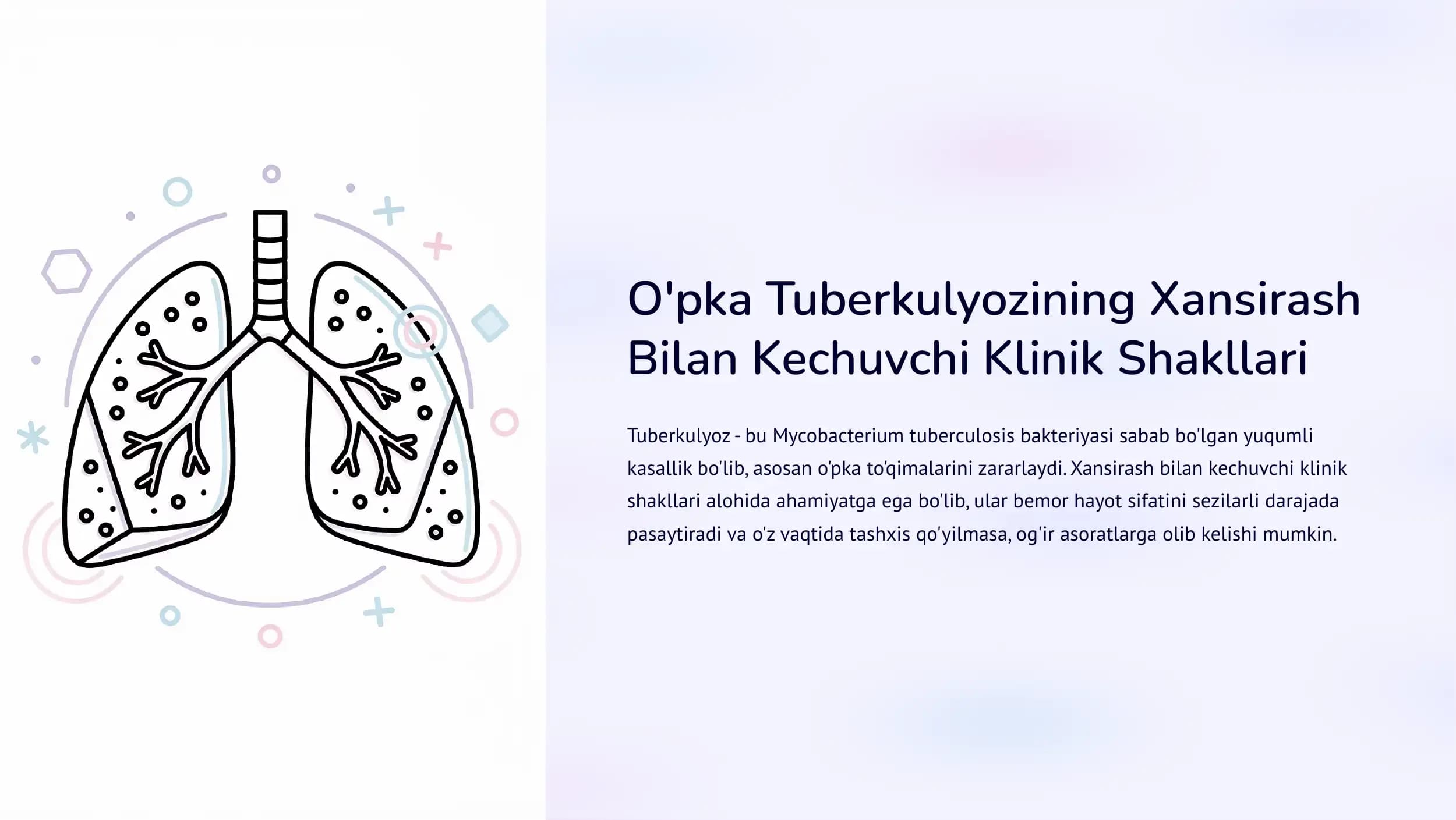 O'pka Tuberkulyozining Xansirash