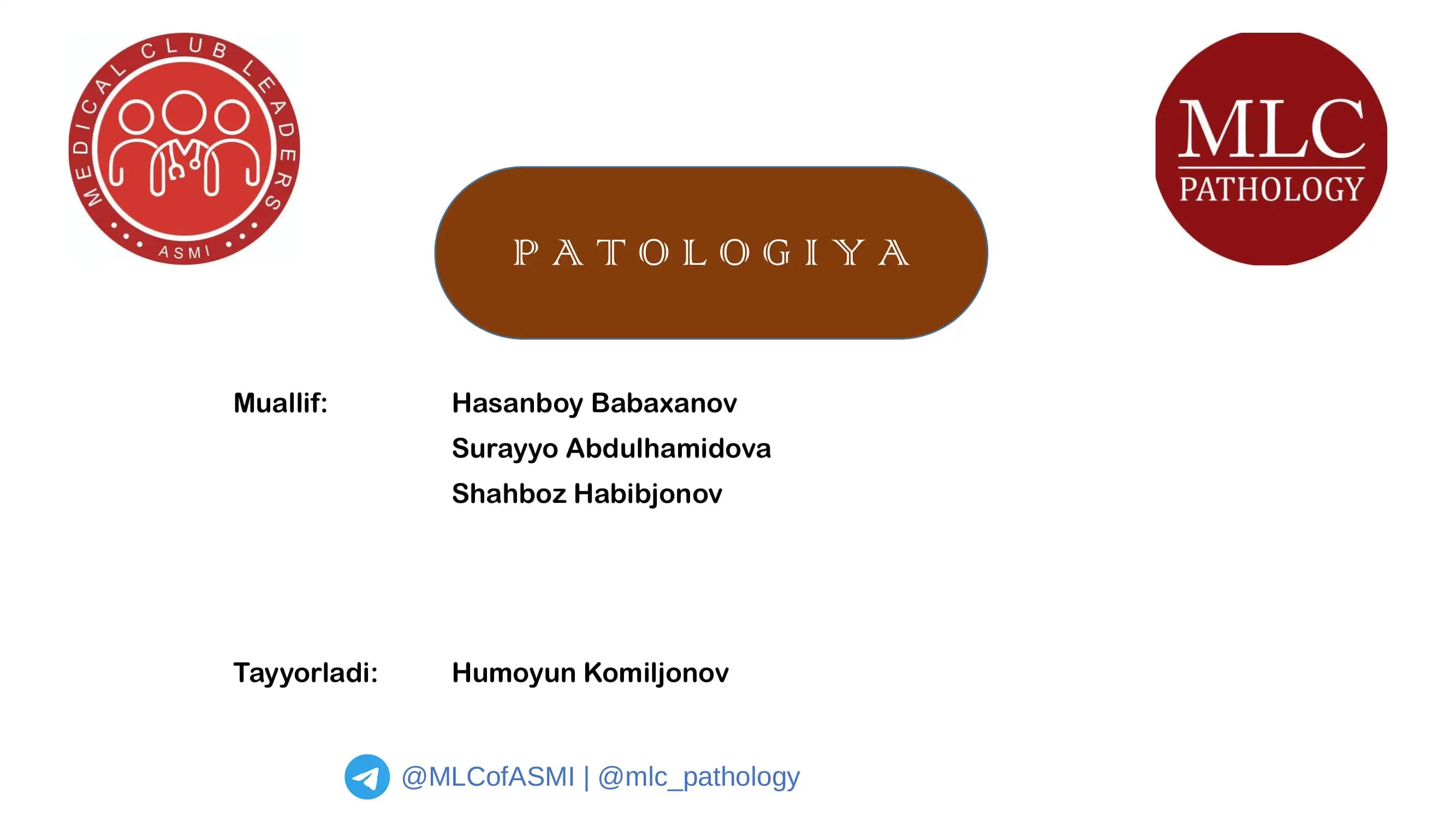 GEMOSTAZ PATOLOGIYASI