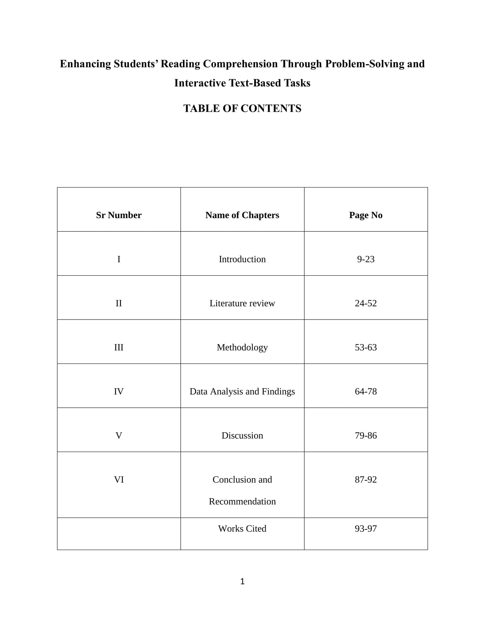 Enhancing Students’ Reading Comprehension Through Problem-Solving and  Interactive Text-Based Tasks