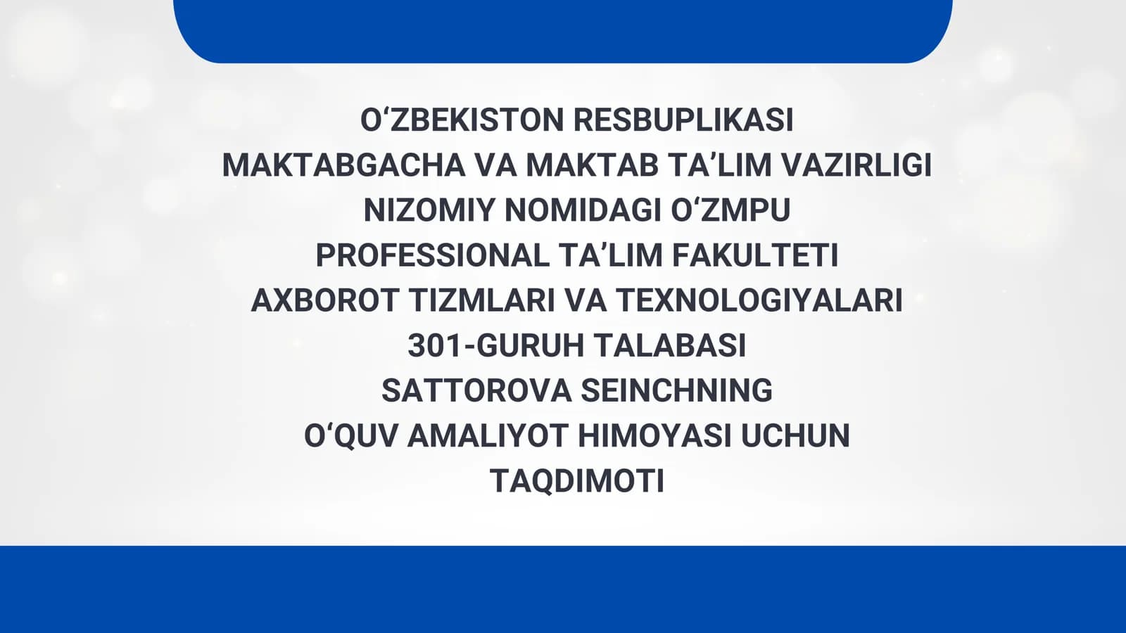 TEXNALOGIYA VA HTML TILI