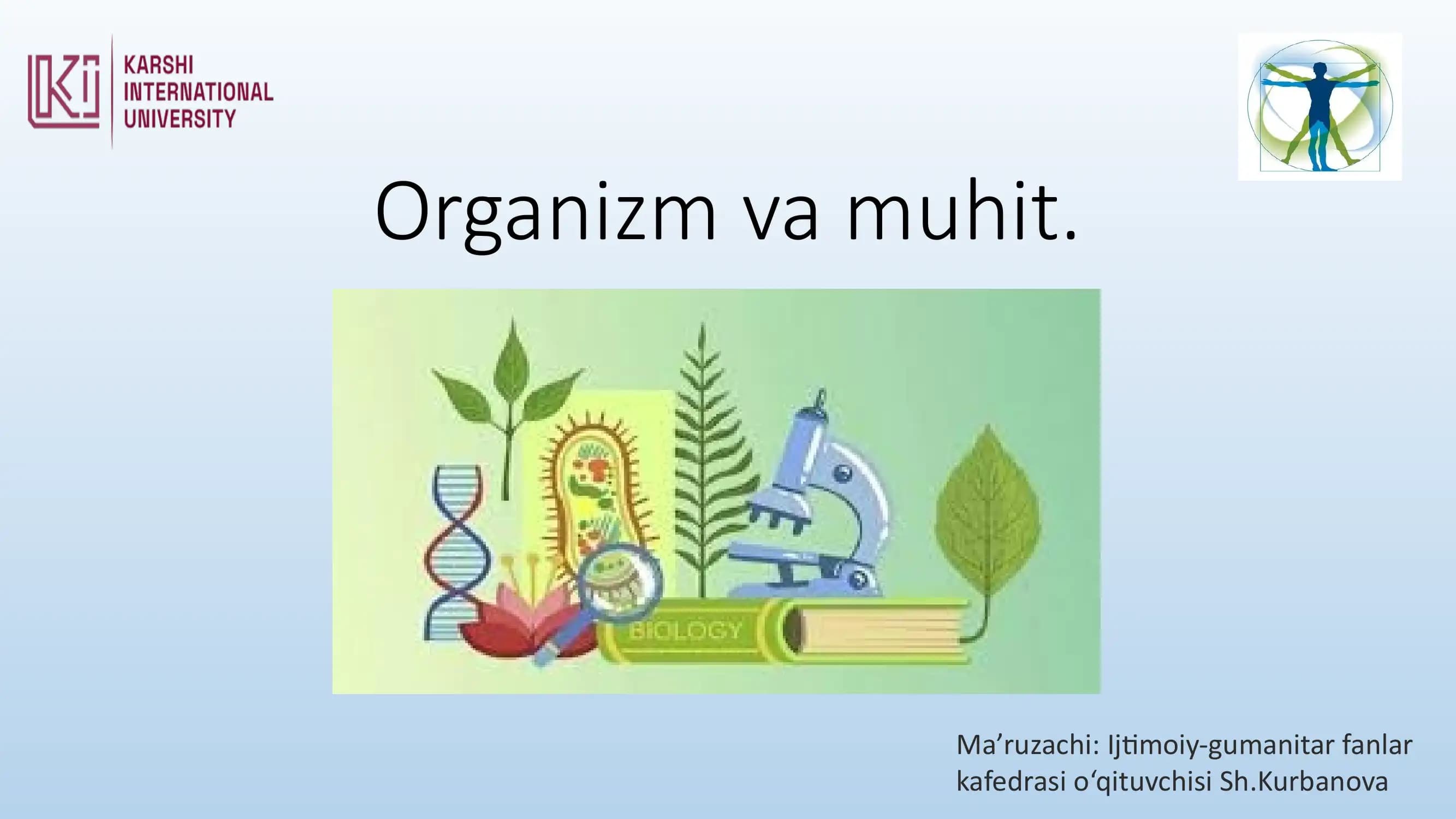 Organizm va muhit