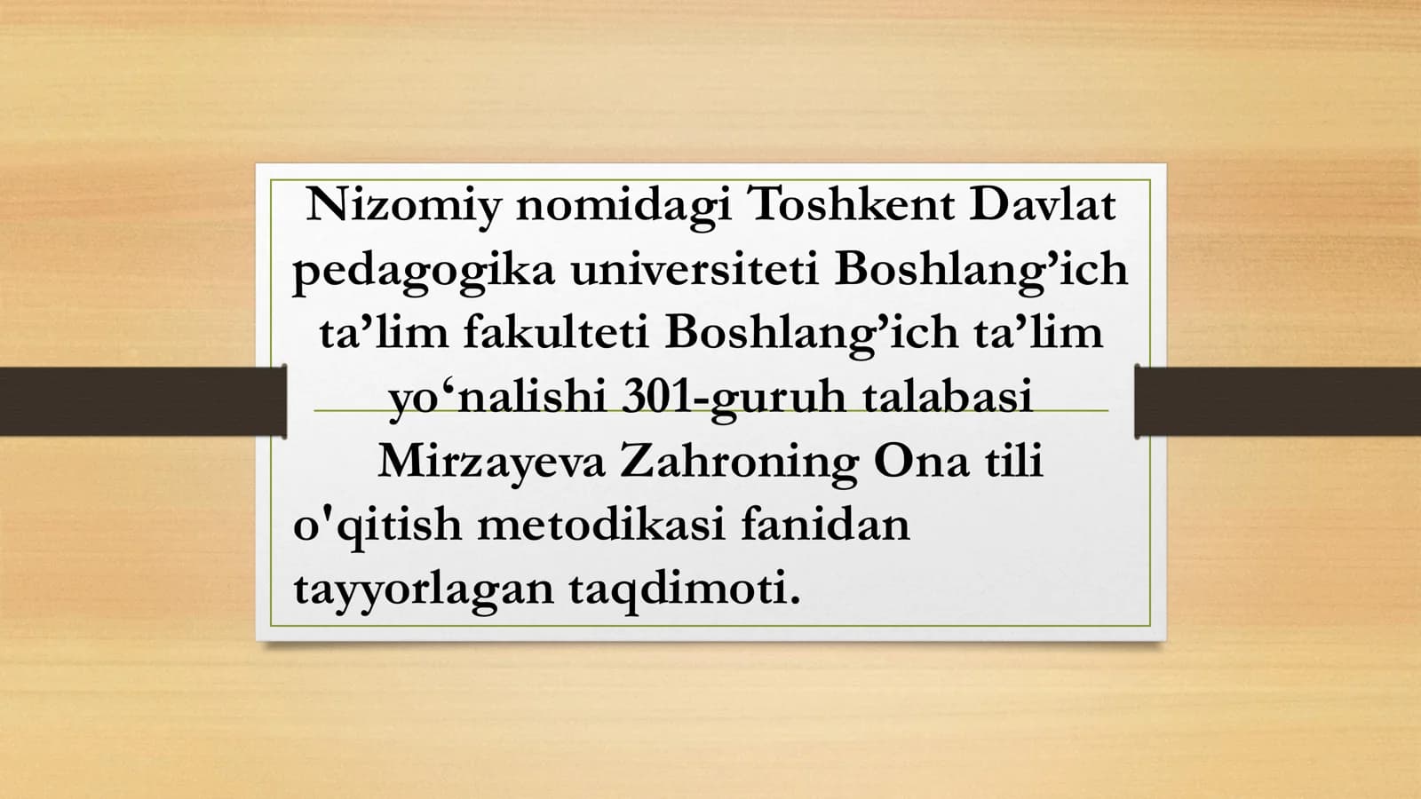 So’z turkumlarini o'rganishda hosil qilinadigan orfografik bilimlar