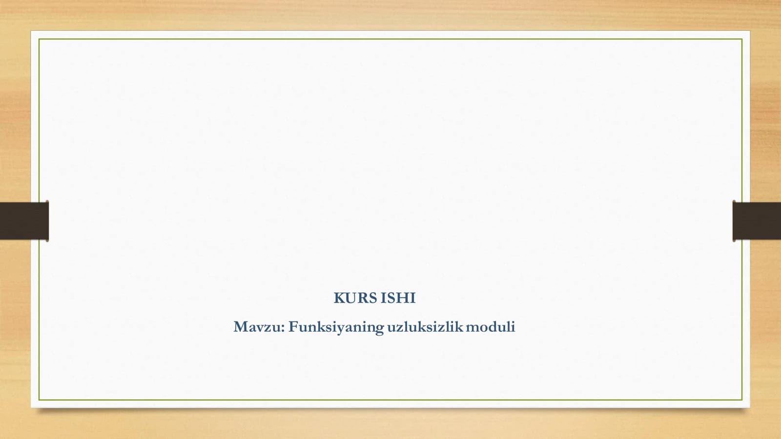 Funksiyaning uzluksizlik moduli