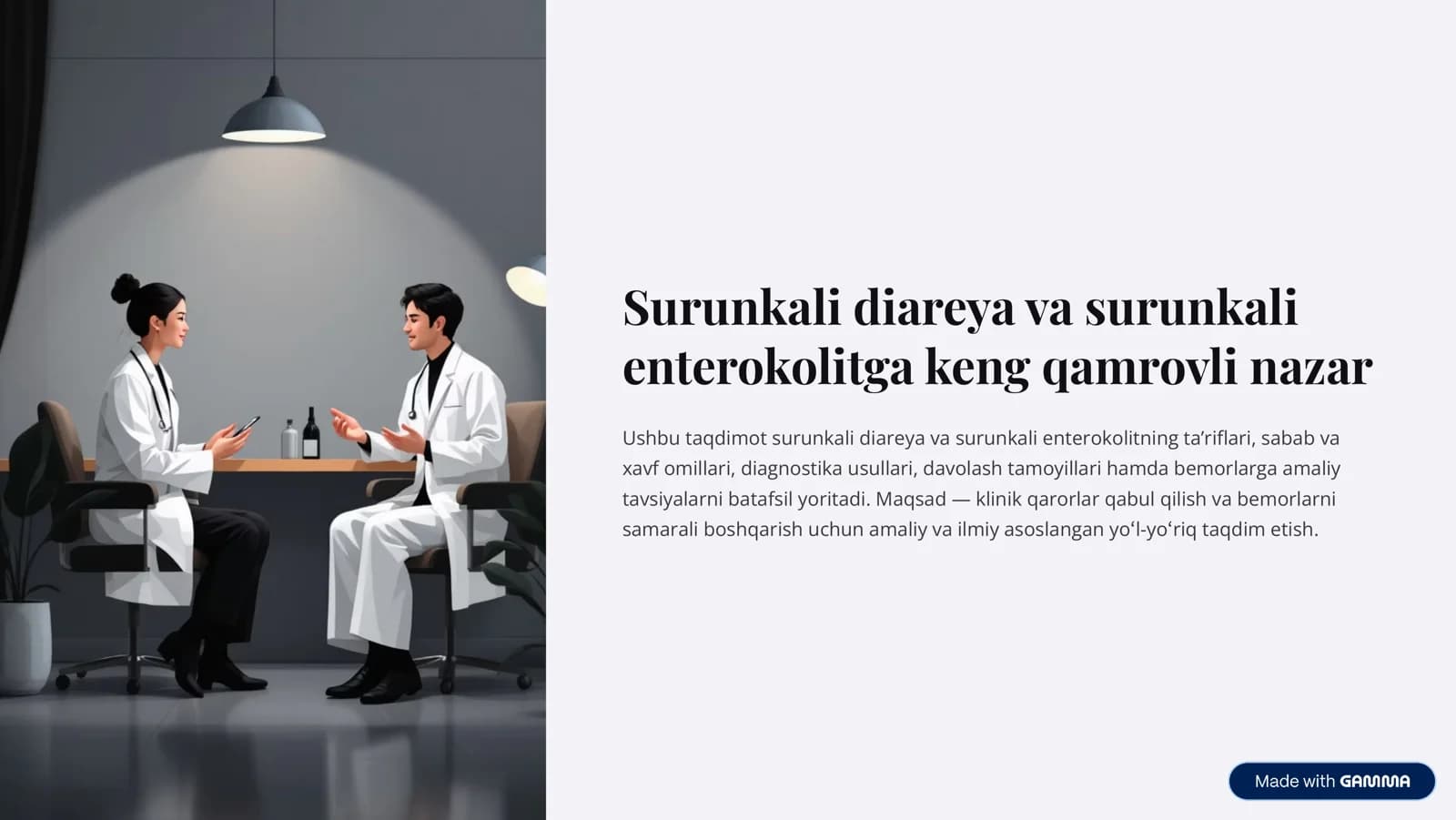 Surunkali diareya va surunkali enterokolit
