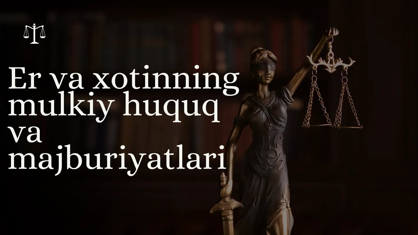 Oila huquqi fani taqdimoti