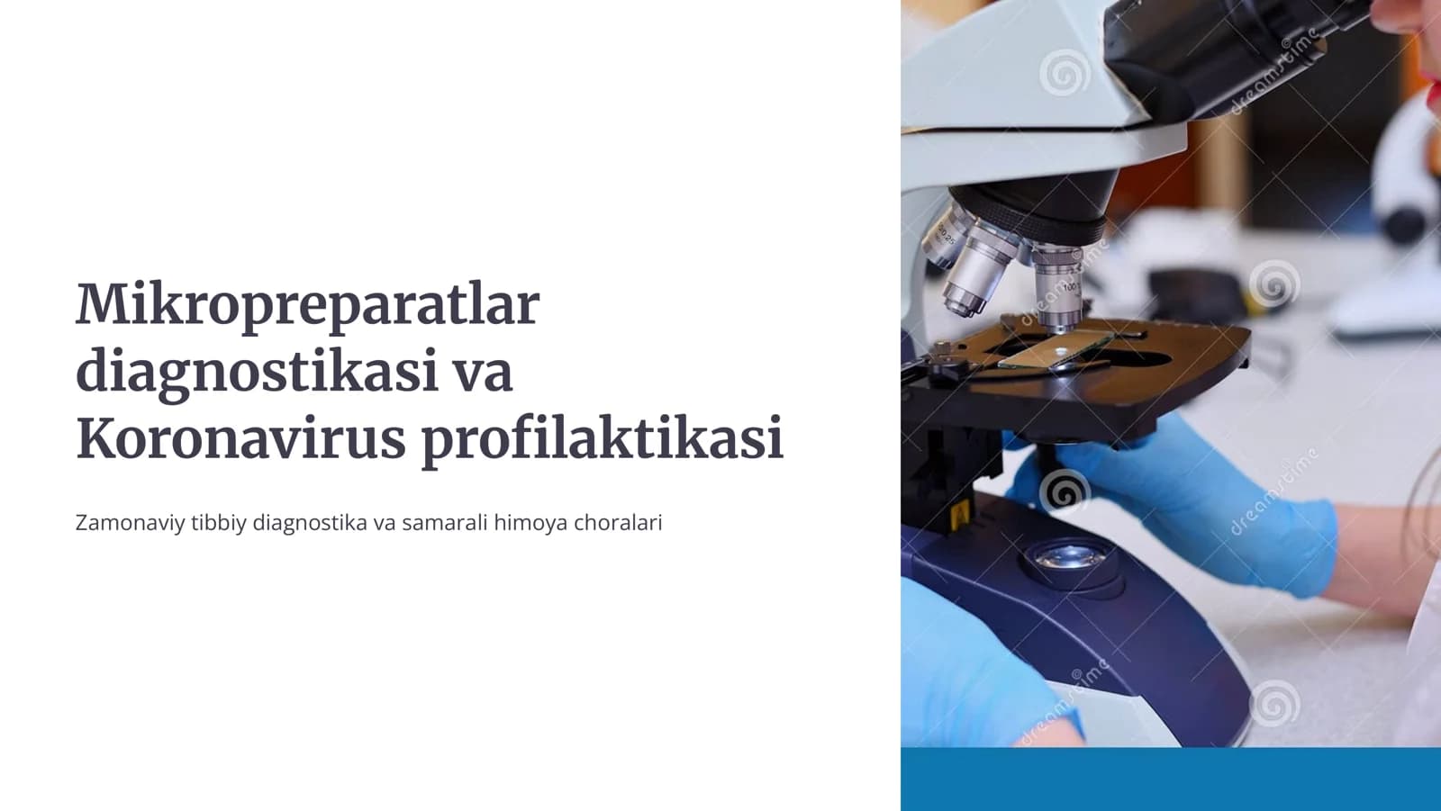 Mikroprеparatlar diagnostikasi  Koronavirus profilaktikasi