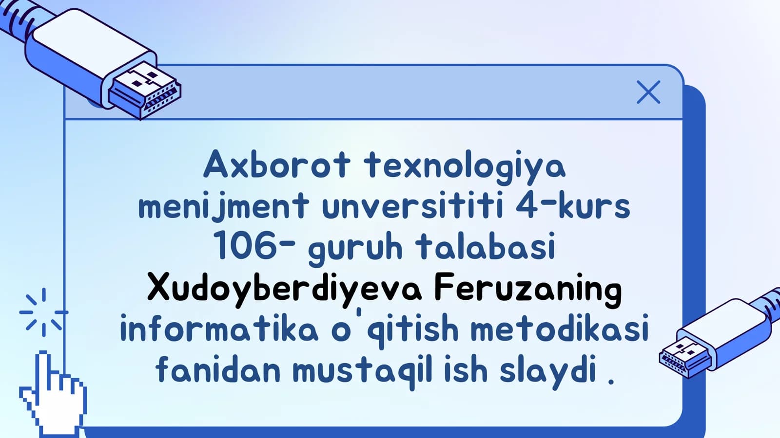 Darsdan tashqari mashg'ulotlarni o'tkazish ssenariylari bilan tanishish