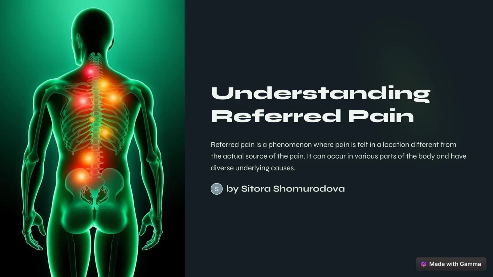 Referred Pain