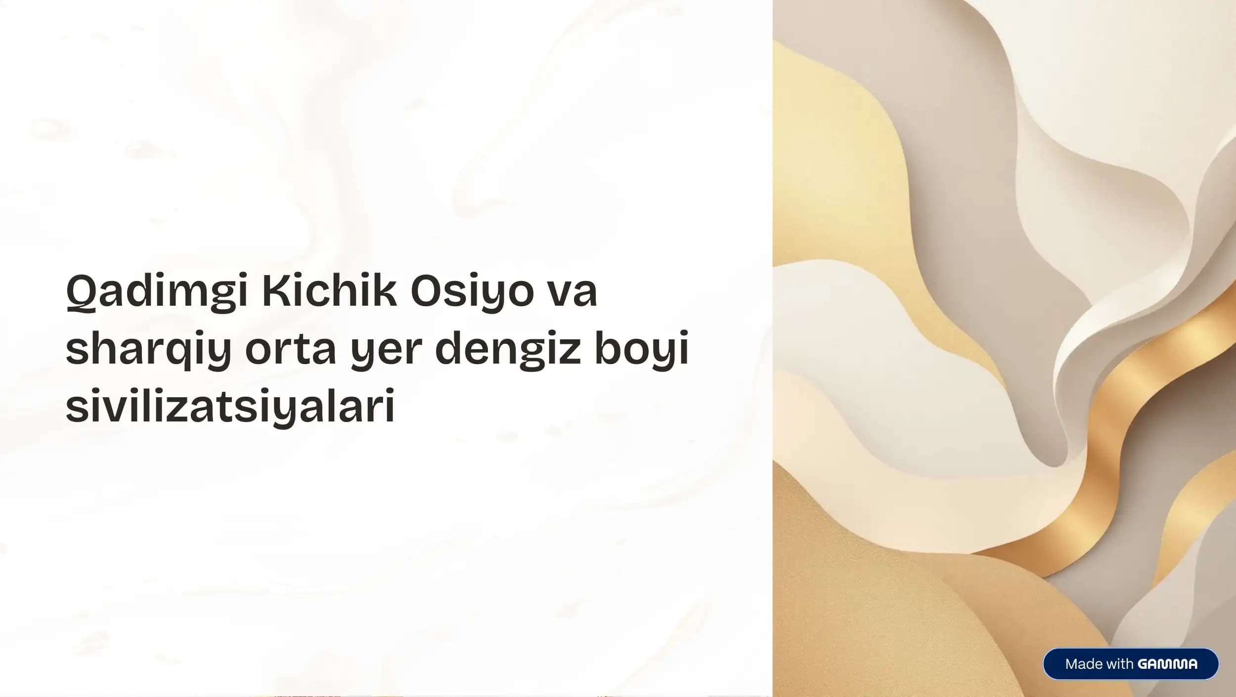 Sharqiy Orta yer dengiz boyi sivilizatsiyalari
