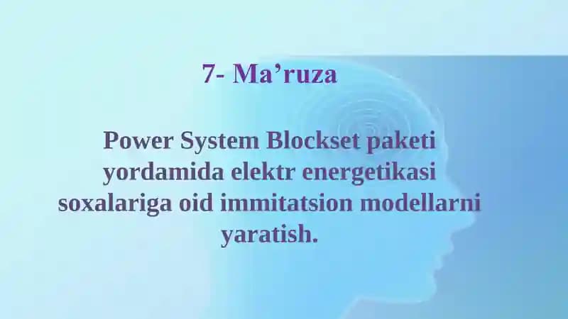 Power System Blockset paketi