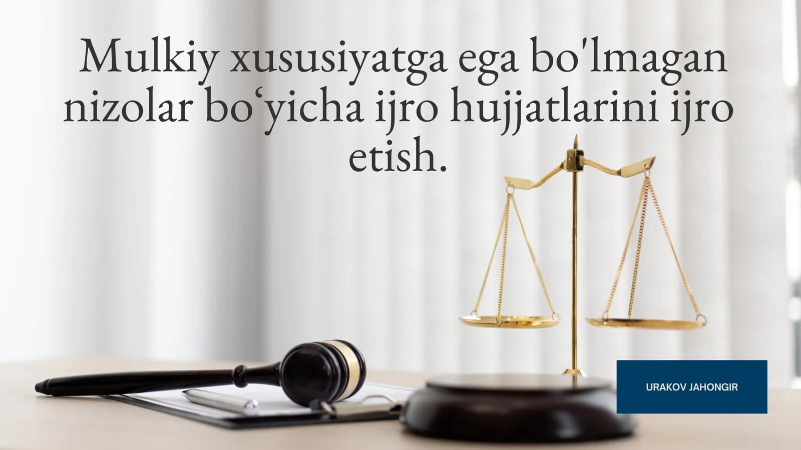 Mulkiy xususiyatga ega bo 'lmagan nizolar