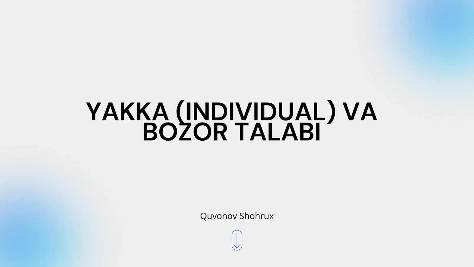 YAKKA TALABI