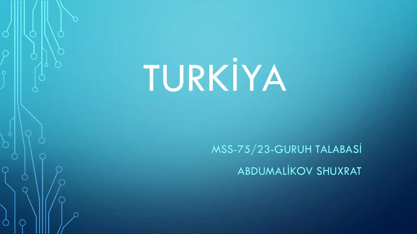 TURKİYA MSS-75/23-GURUH TALABASİ