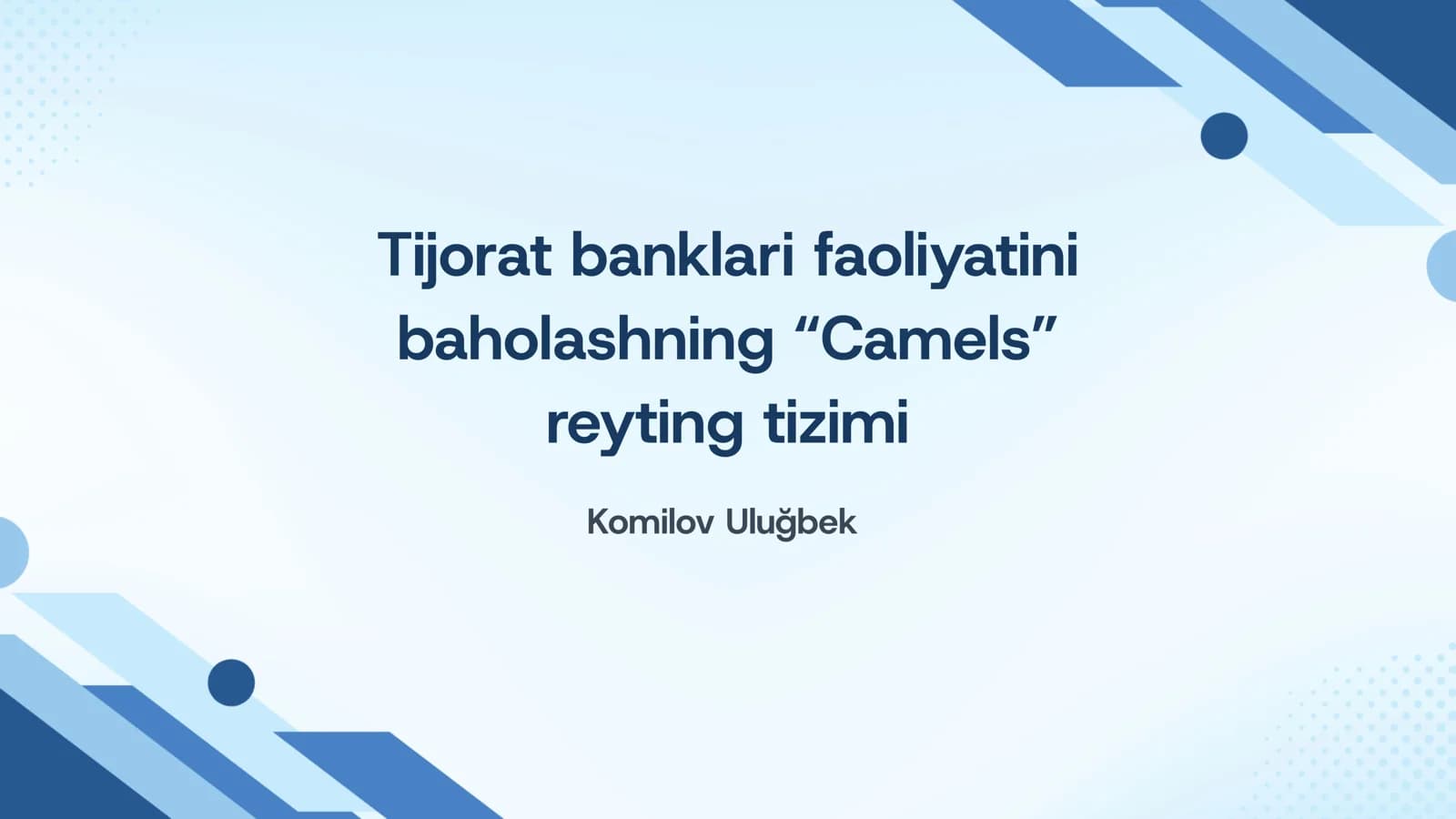 Camels tizimi
