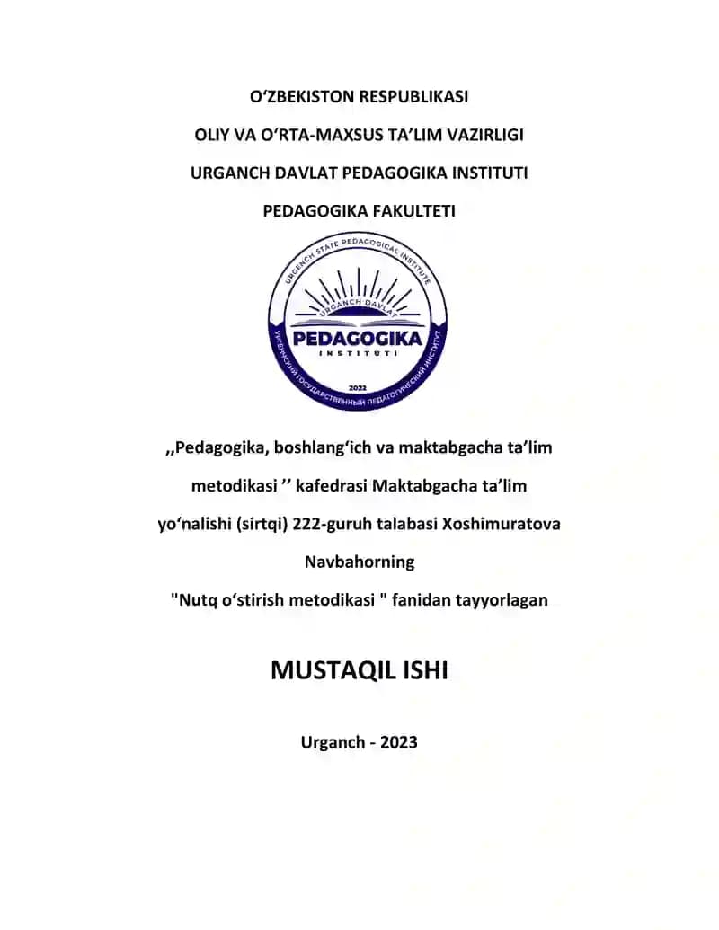 Umumiy psixologiya fanining predmeti, maqsad va vazifalari