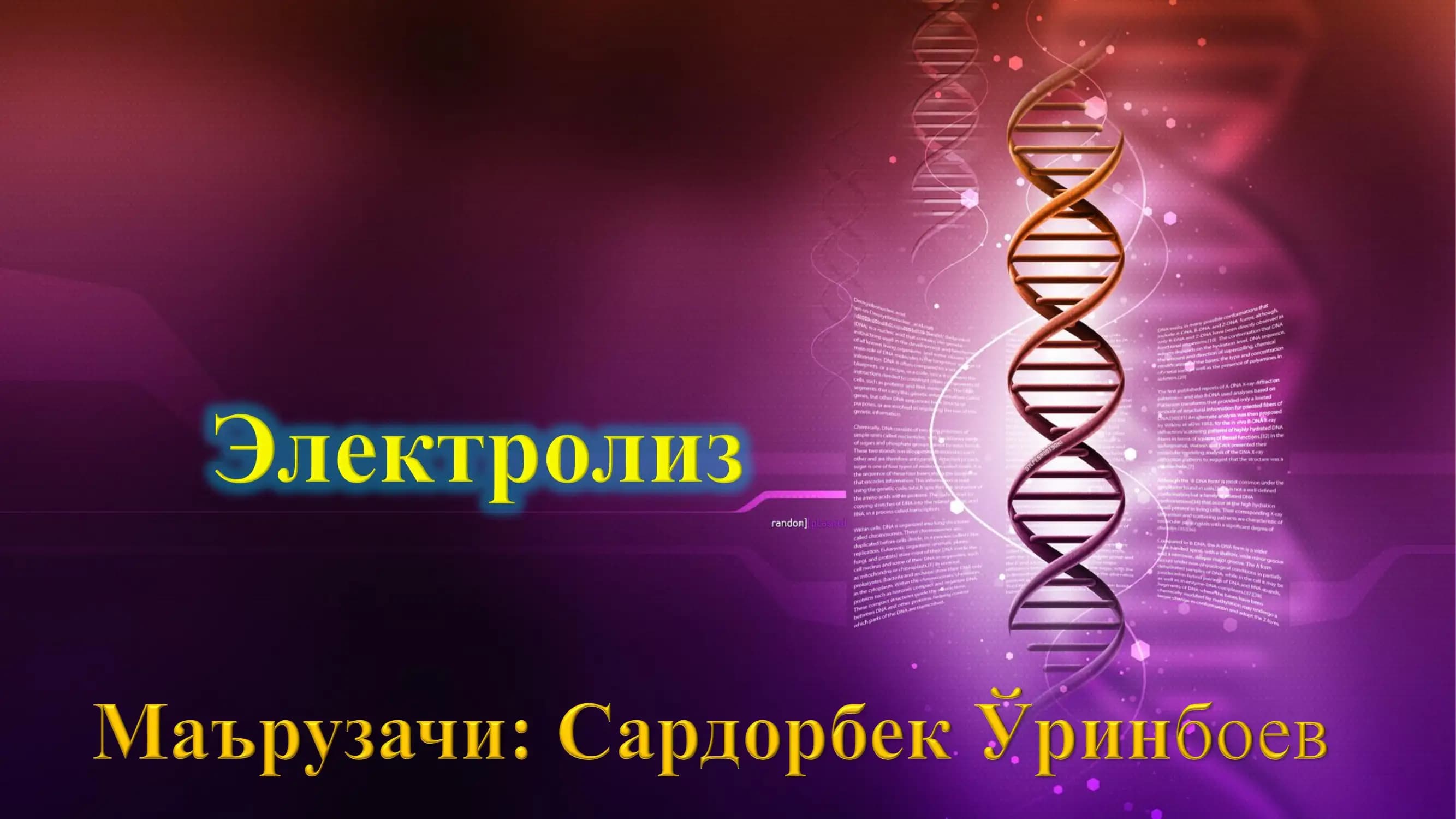 elektroliz