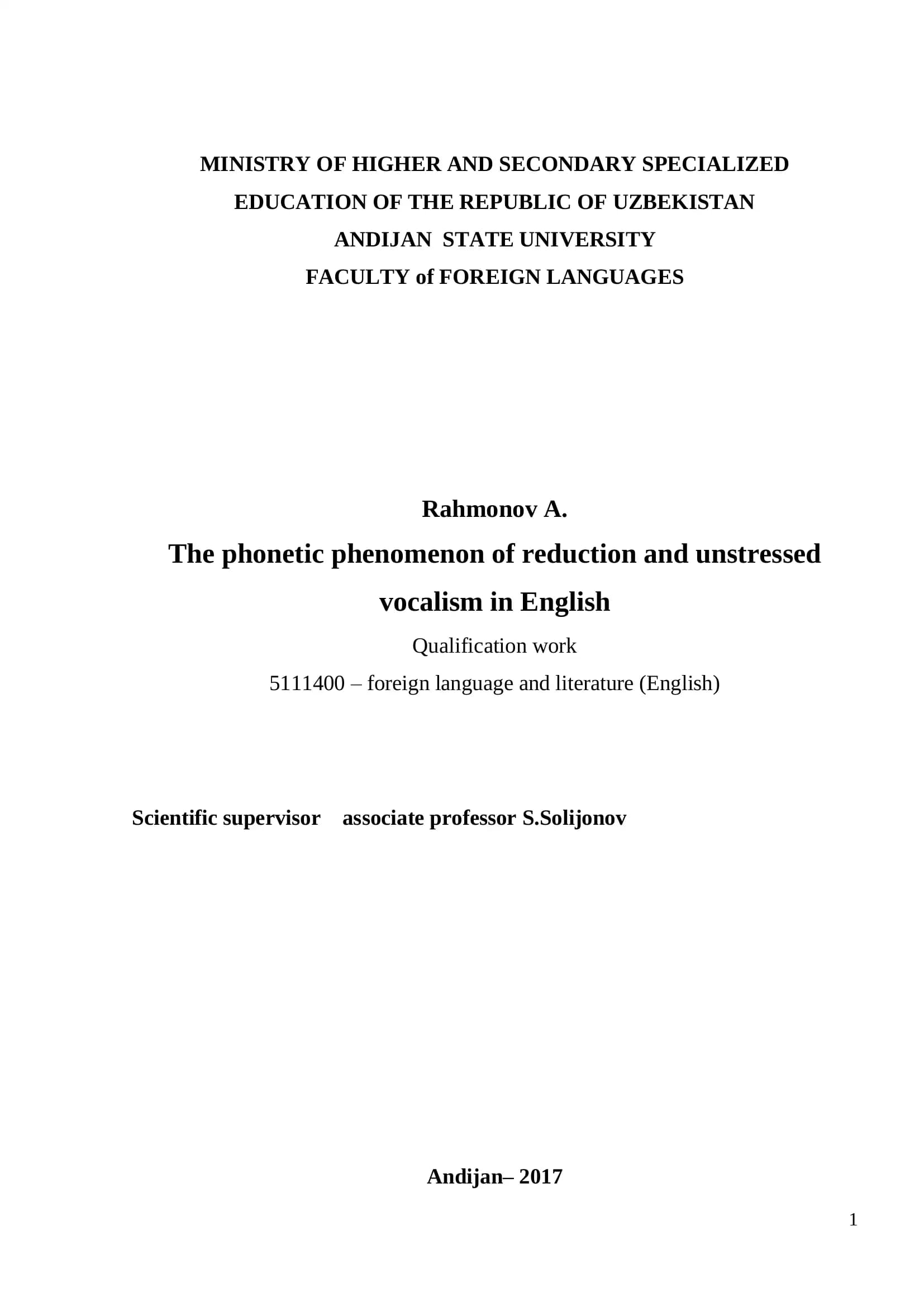 Phonetics of English Vowel Phonemes