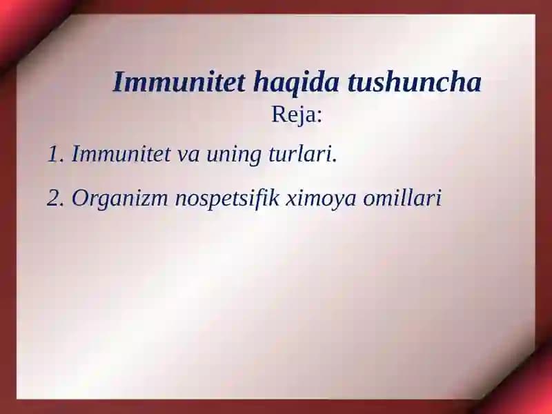 Immunitet
