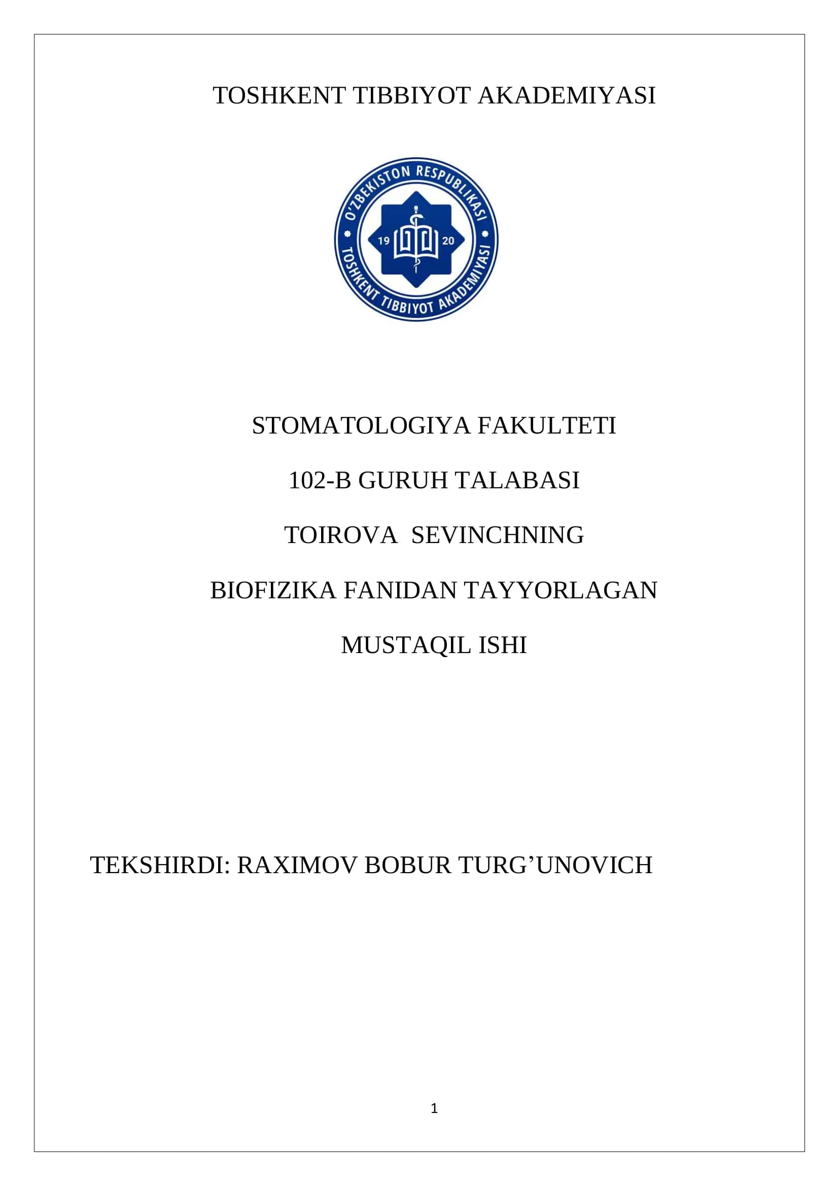Tovushning fizik xossalari