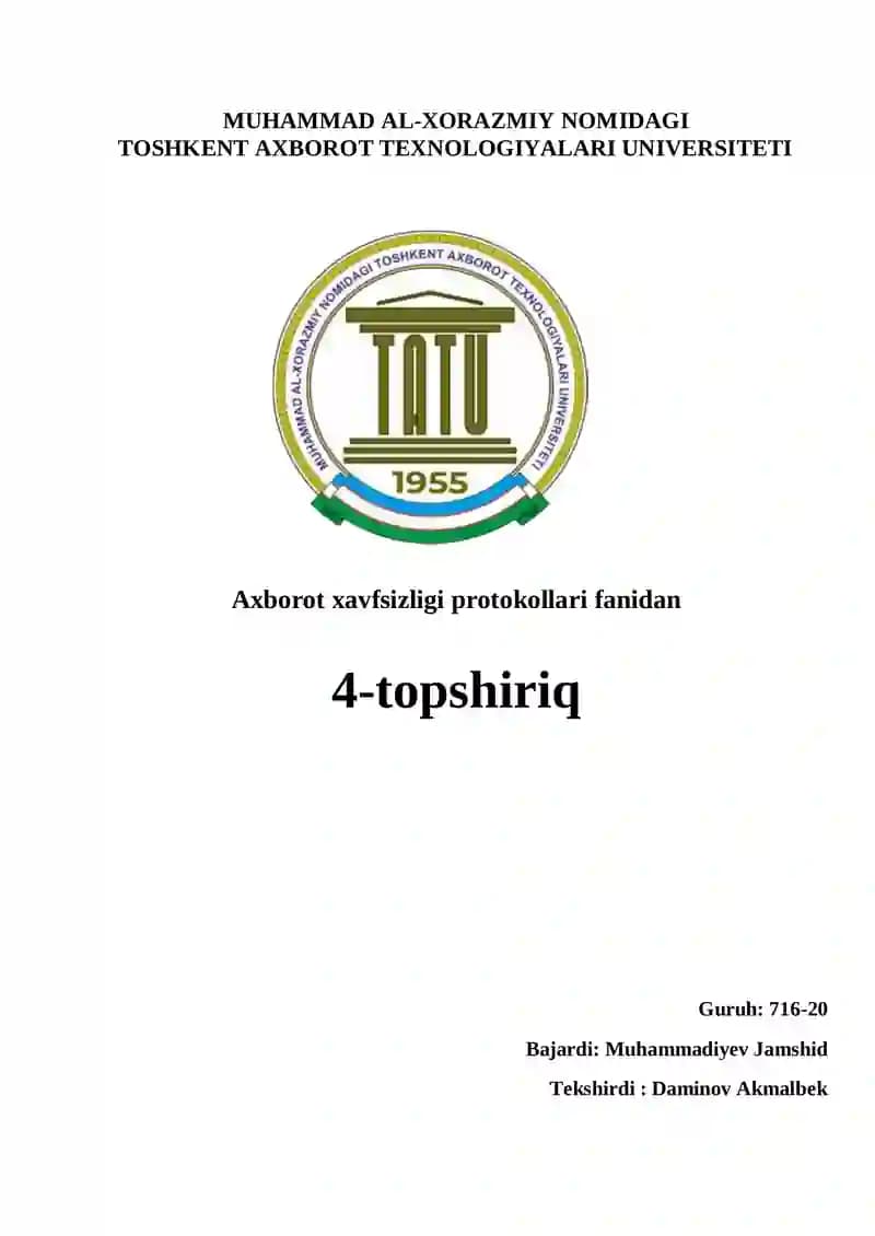 Wireshark ilovasi yordamida SSL paketini tahlili