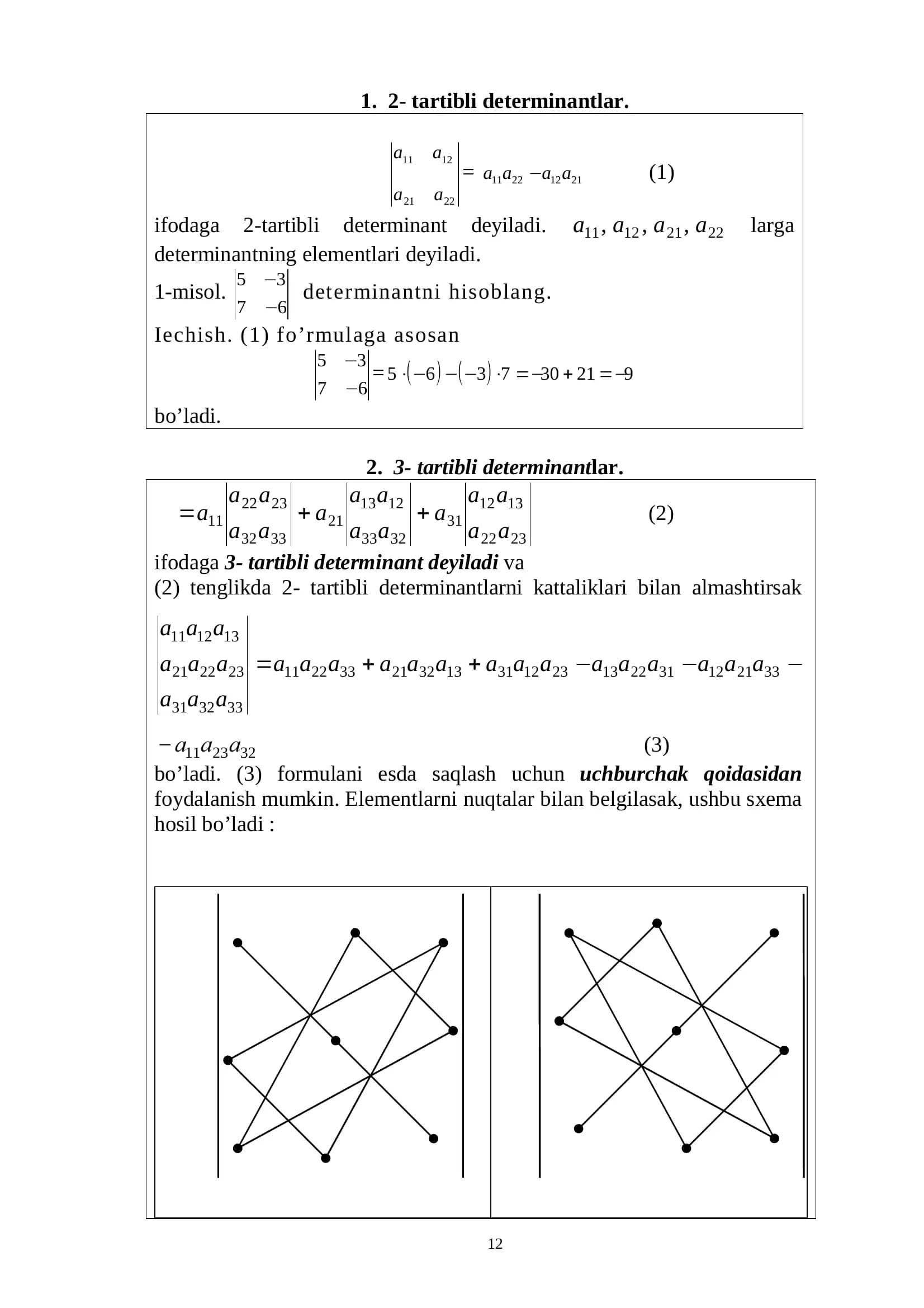 determinantlar