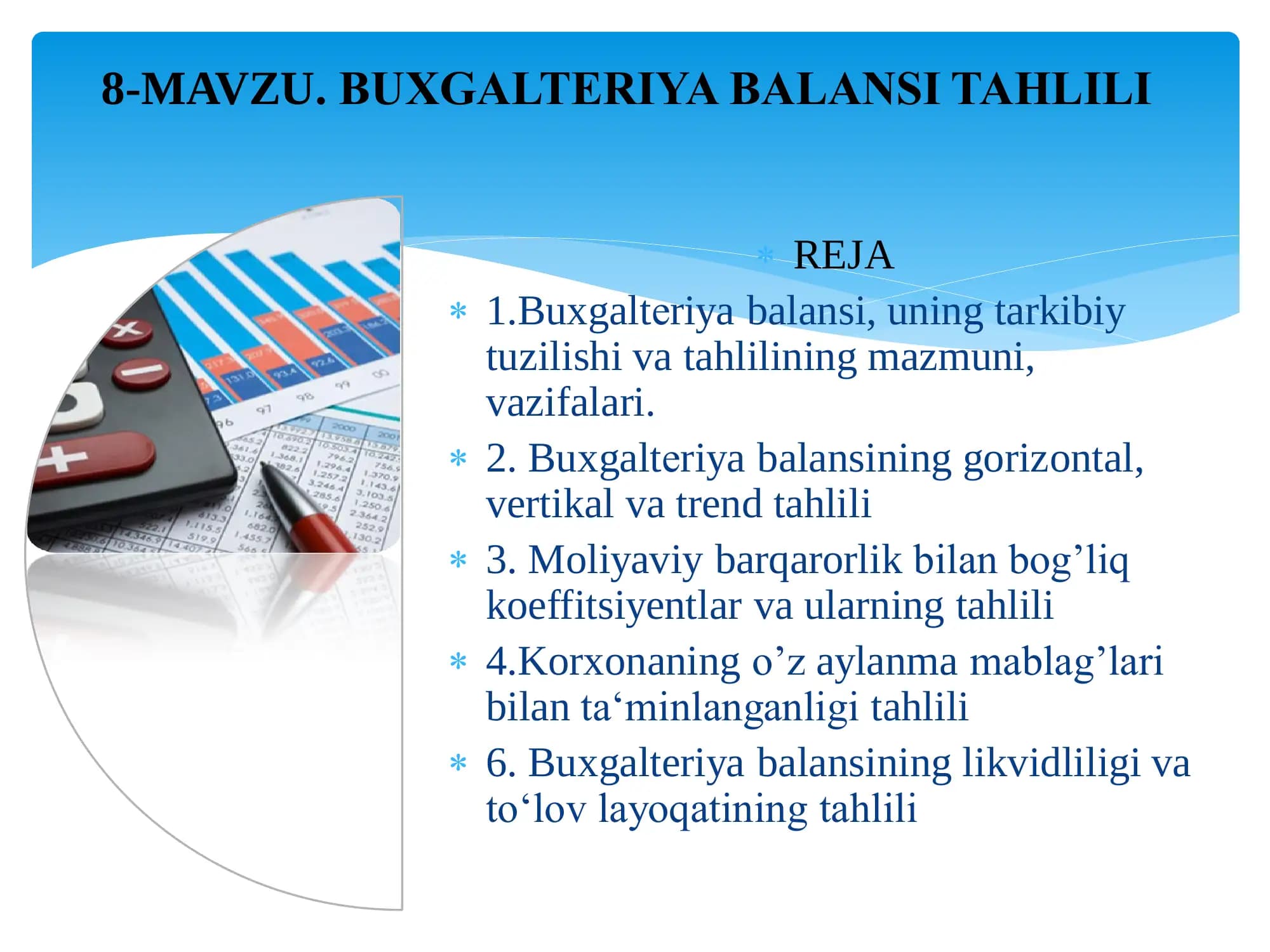 Buxgaltеriya balansi