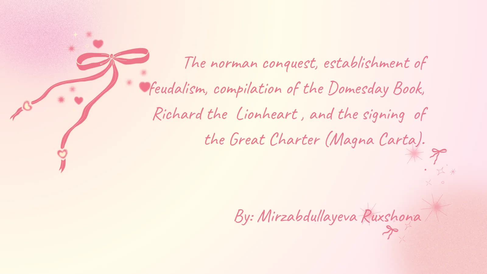 The Norman Conquest