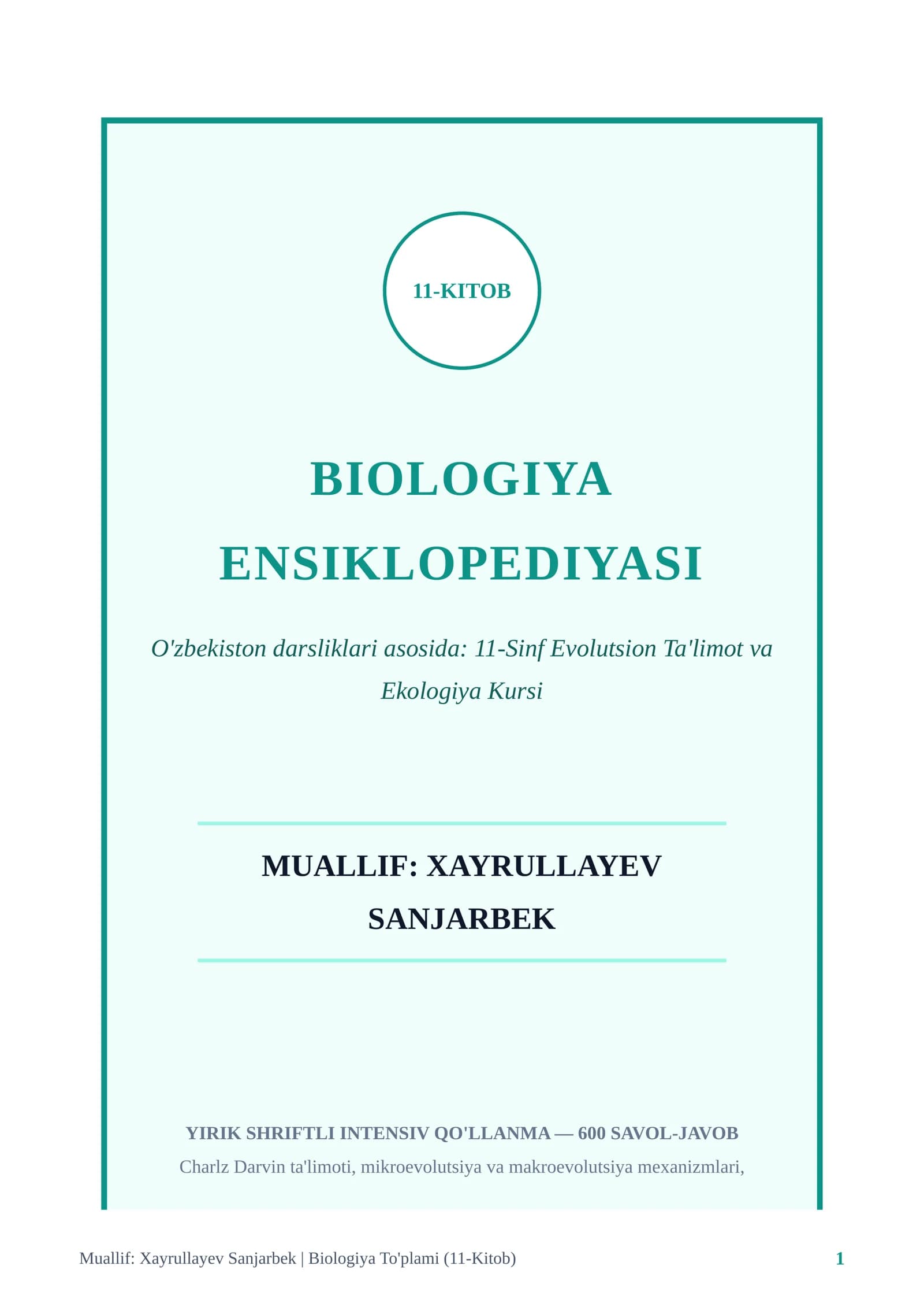 BIOLOGIYA ENSIKLOPEDIYASI