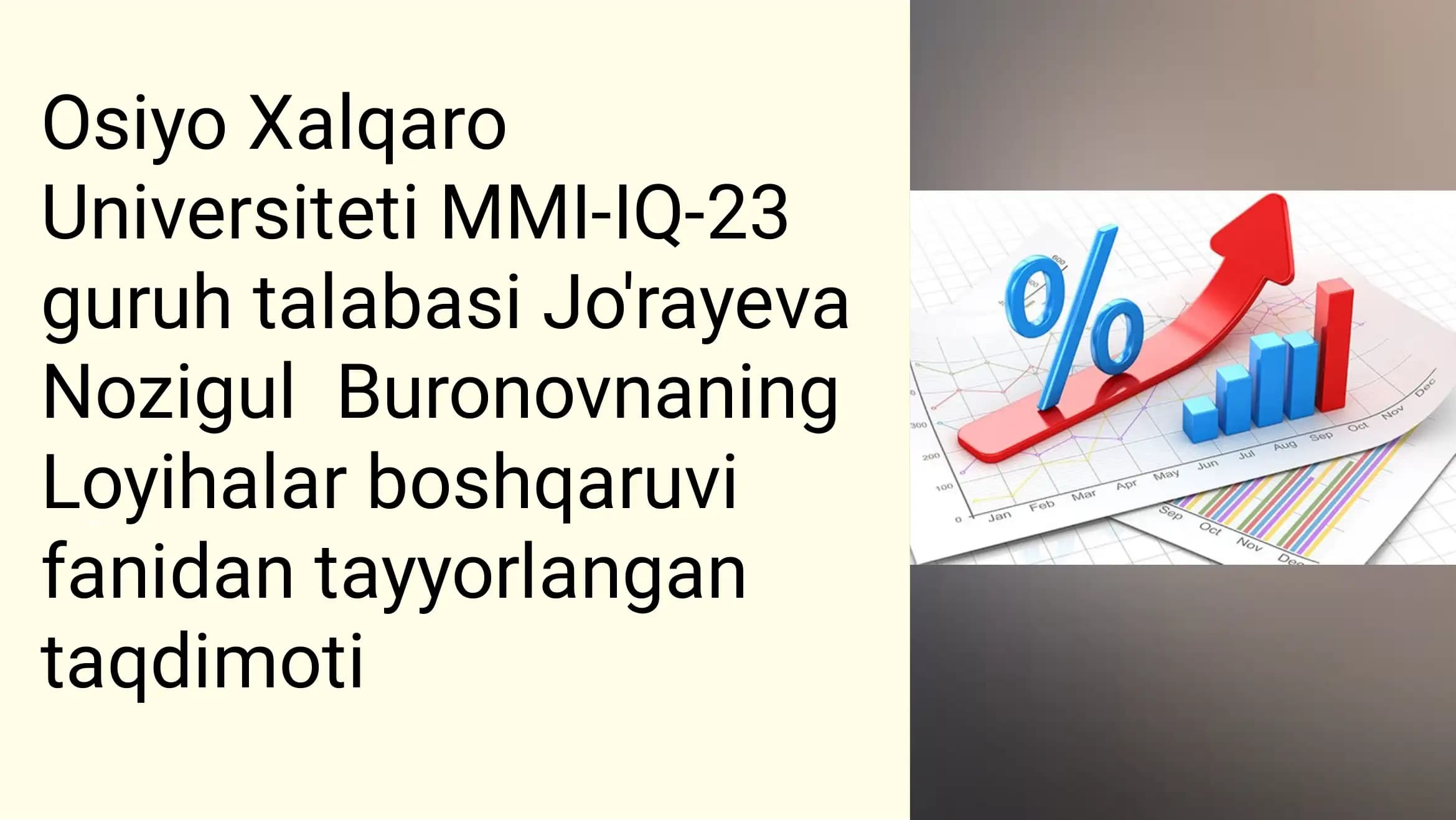 Loyiha Tahlili