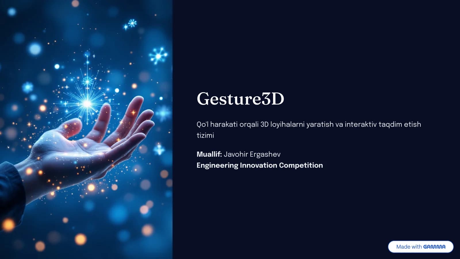Ge4ture3D