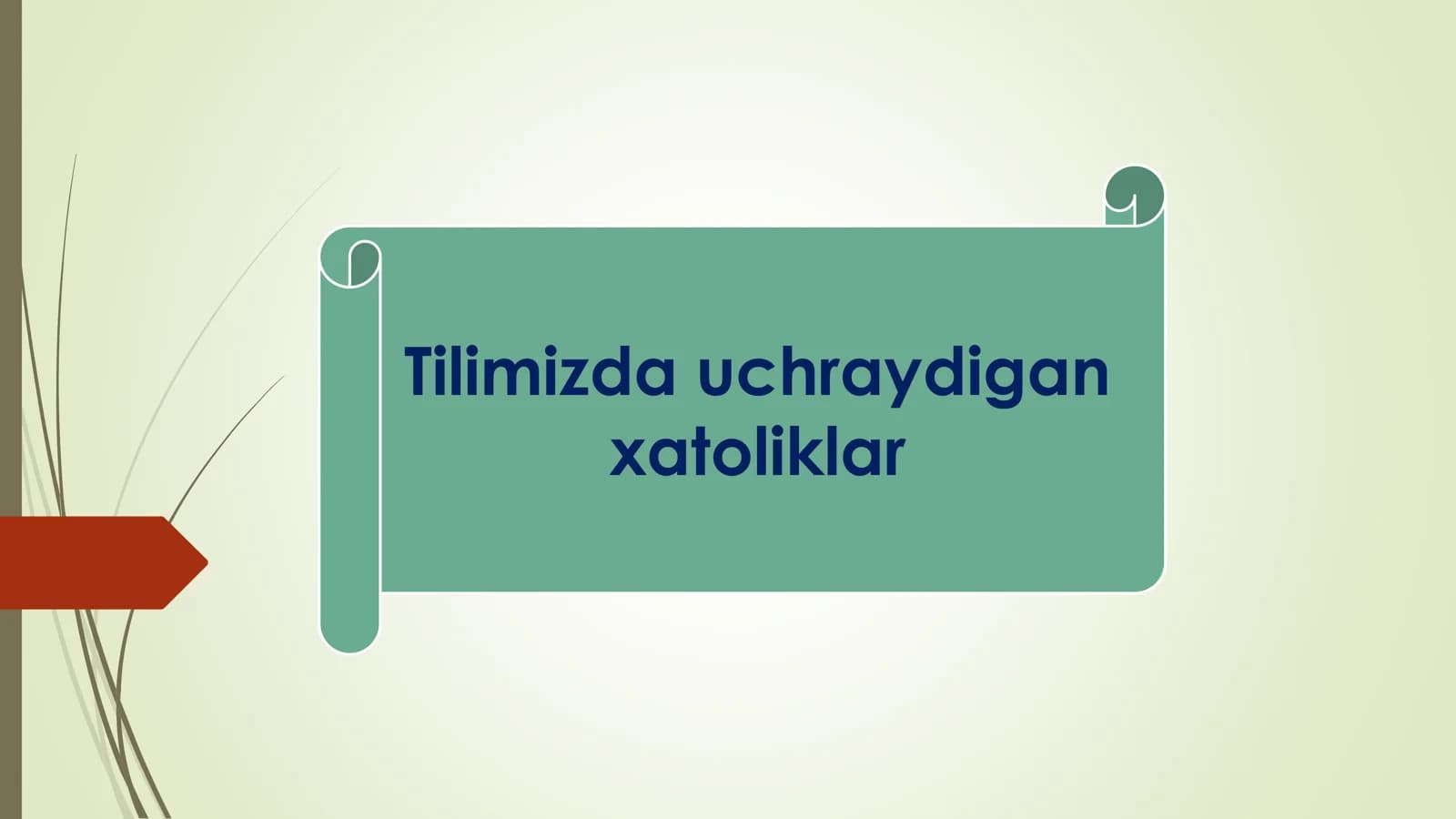 Essedagi xatolik turlari