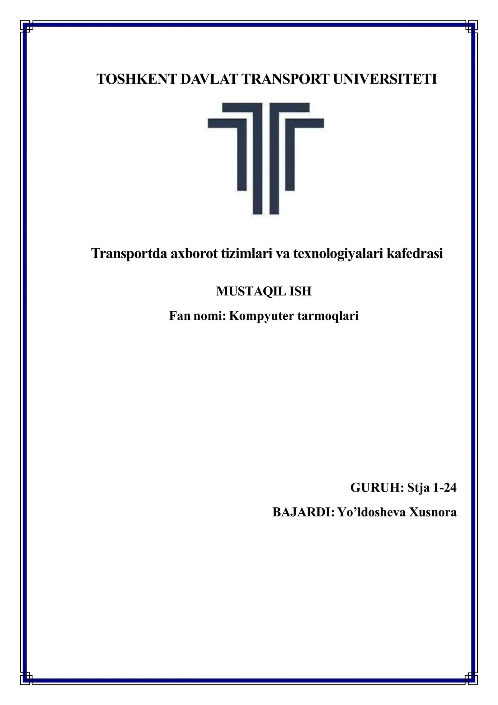 Kompyuter tarmoqlari