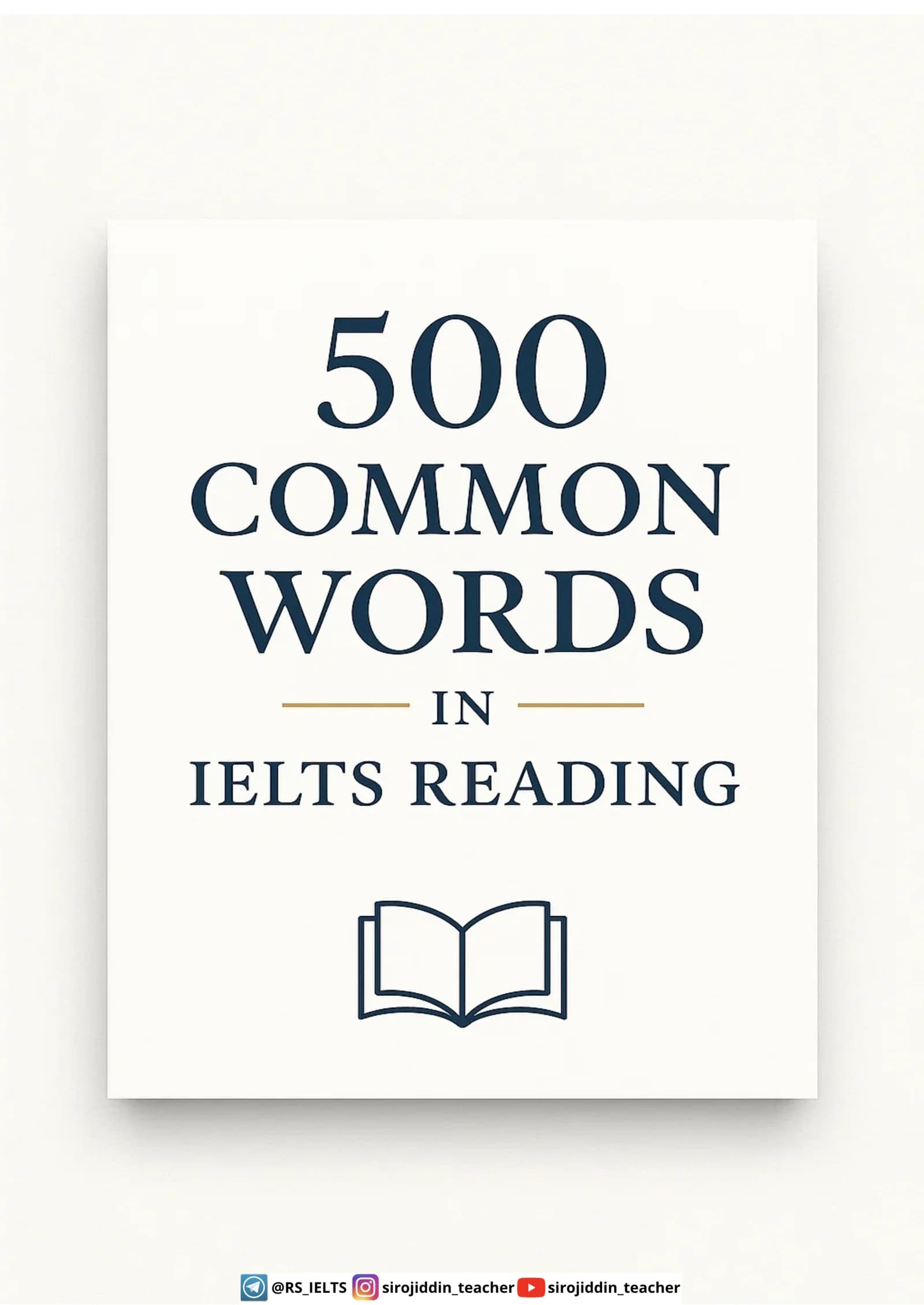 IELTS Reading Synonym Bank – Set 1 (1–100)