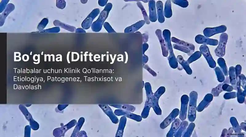 Difteriya tsitoksini. Bo'g'ma