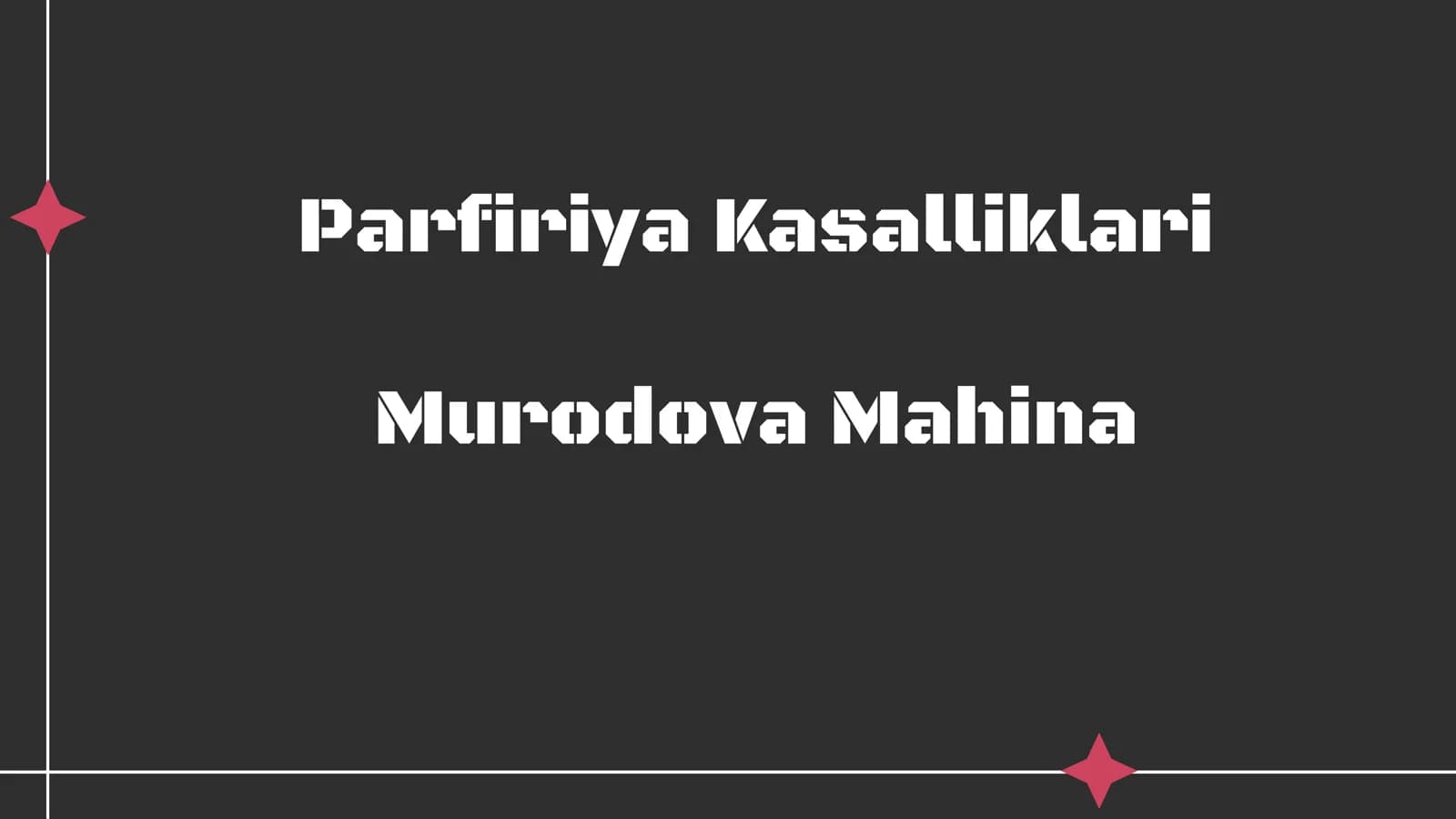 Parfiriya Kasalliklari