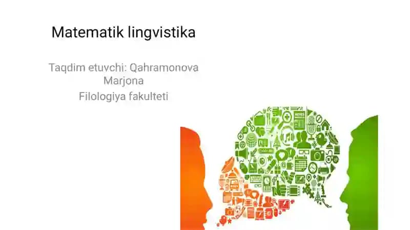 Matematik lingvistika