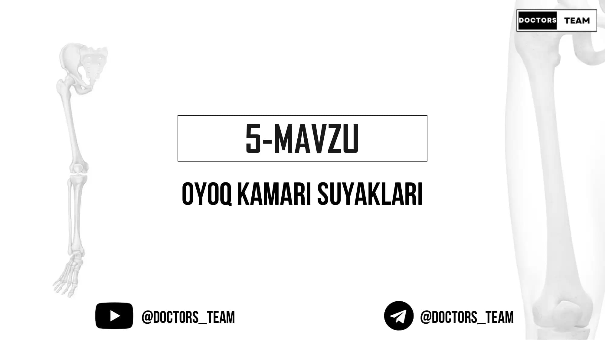 Oyoq kamari suyaklari