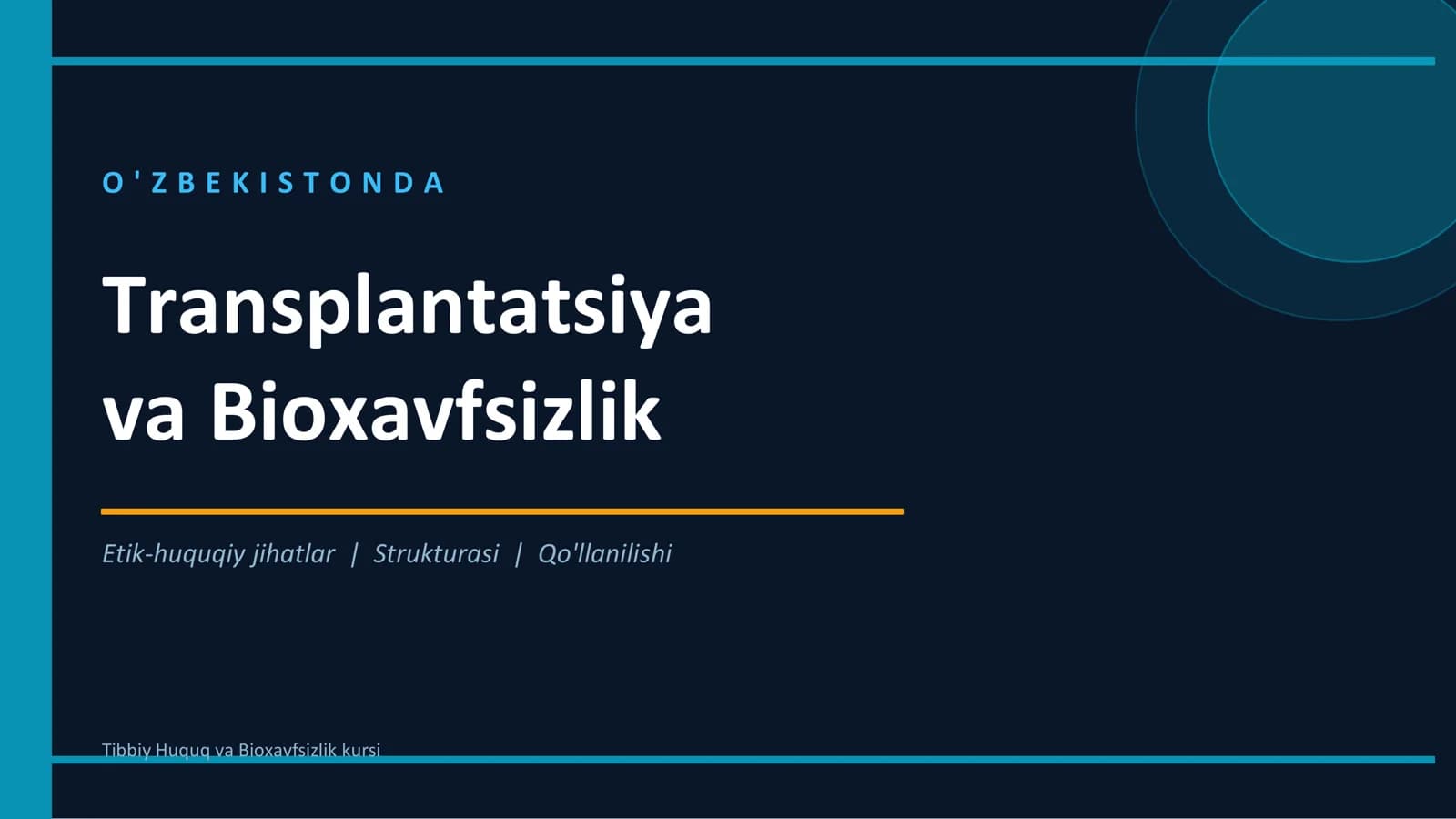 TRANSPLANTATSIYA: TA'RIF VA TURLARI