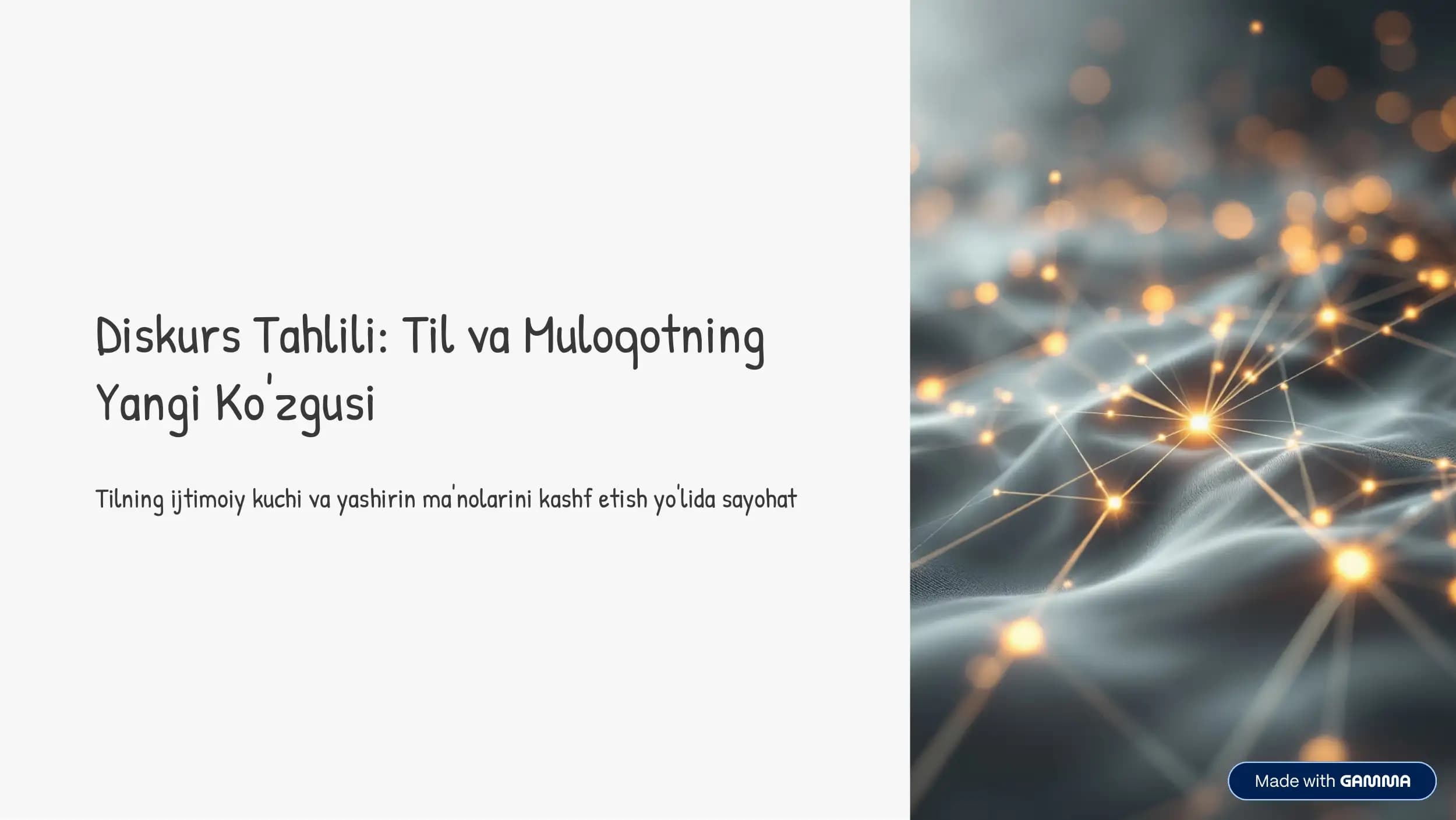 Diskurs Tahlili