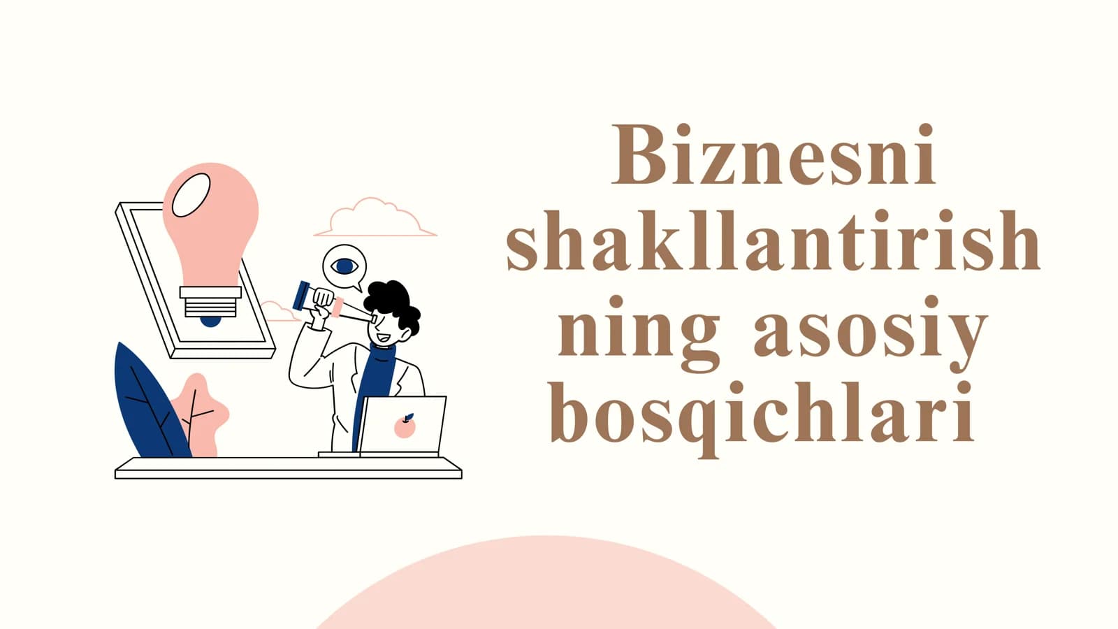BIZNES GʻOYASINI SHAKLLANTIRISH