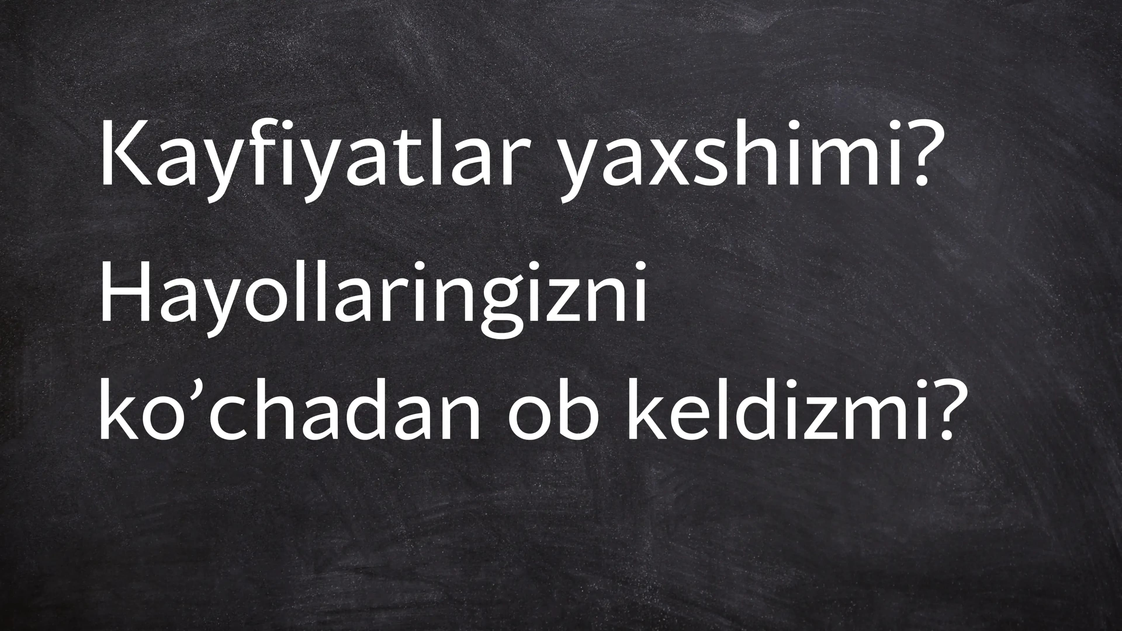Hayotingizni o’zgartiradigan odatlar