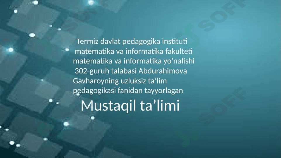 Pedagogik mahoratning asosiy tarkibi qismlari
