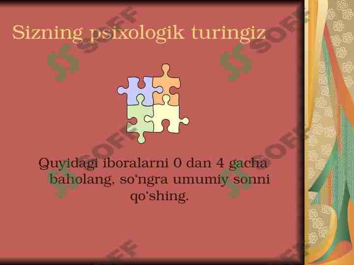 psixologik test