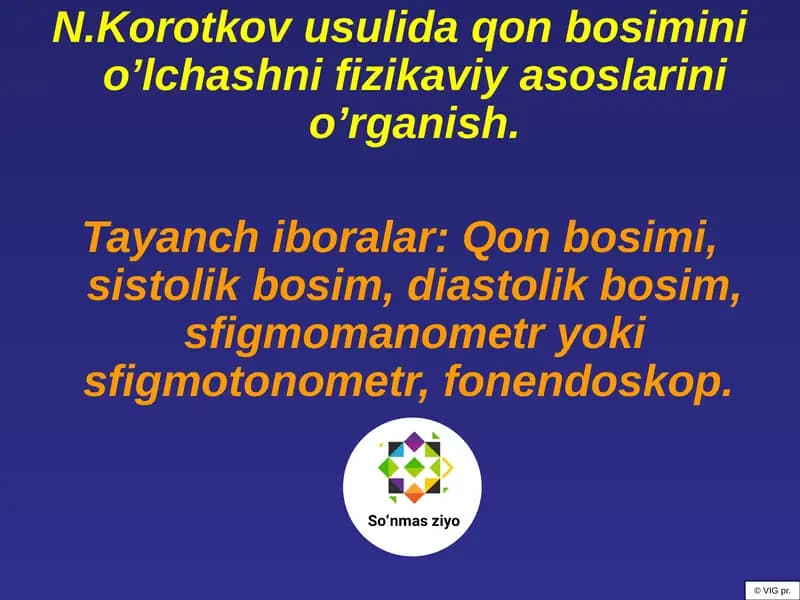 Tomirdagi qon bosimini o‘lchashning usullari