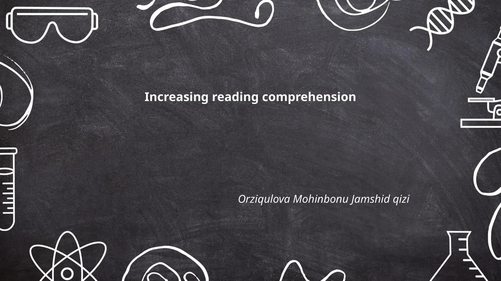 Increasing reading comprehension
